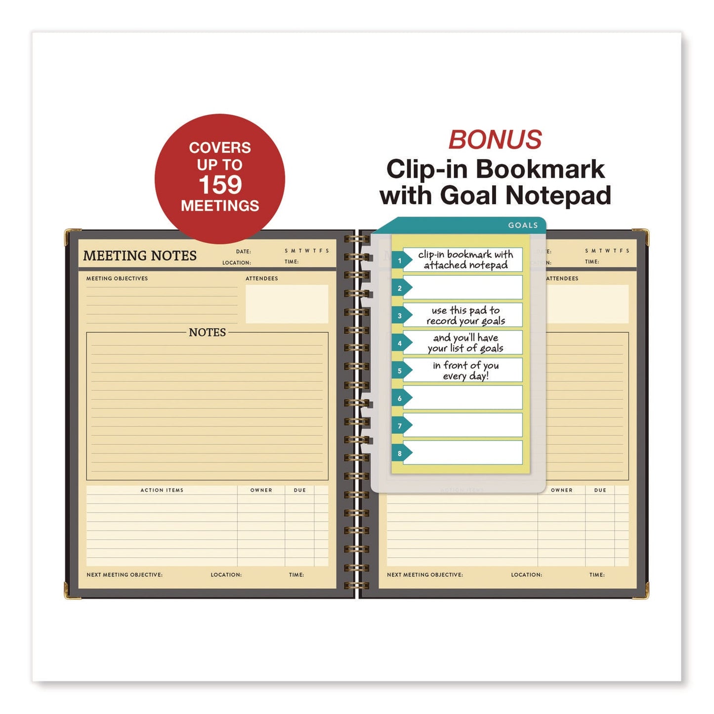 global-printed-products-meeting-notes-book-space-for-up-to-159-meetings-meeting-minutes-notes-format-black-gold-cover-80-11-x-8-5-sheets-gpuspls0118bk_4