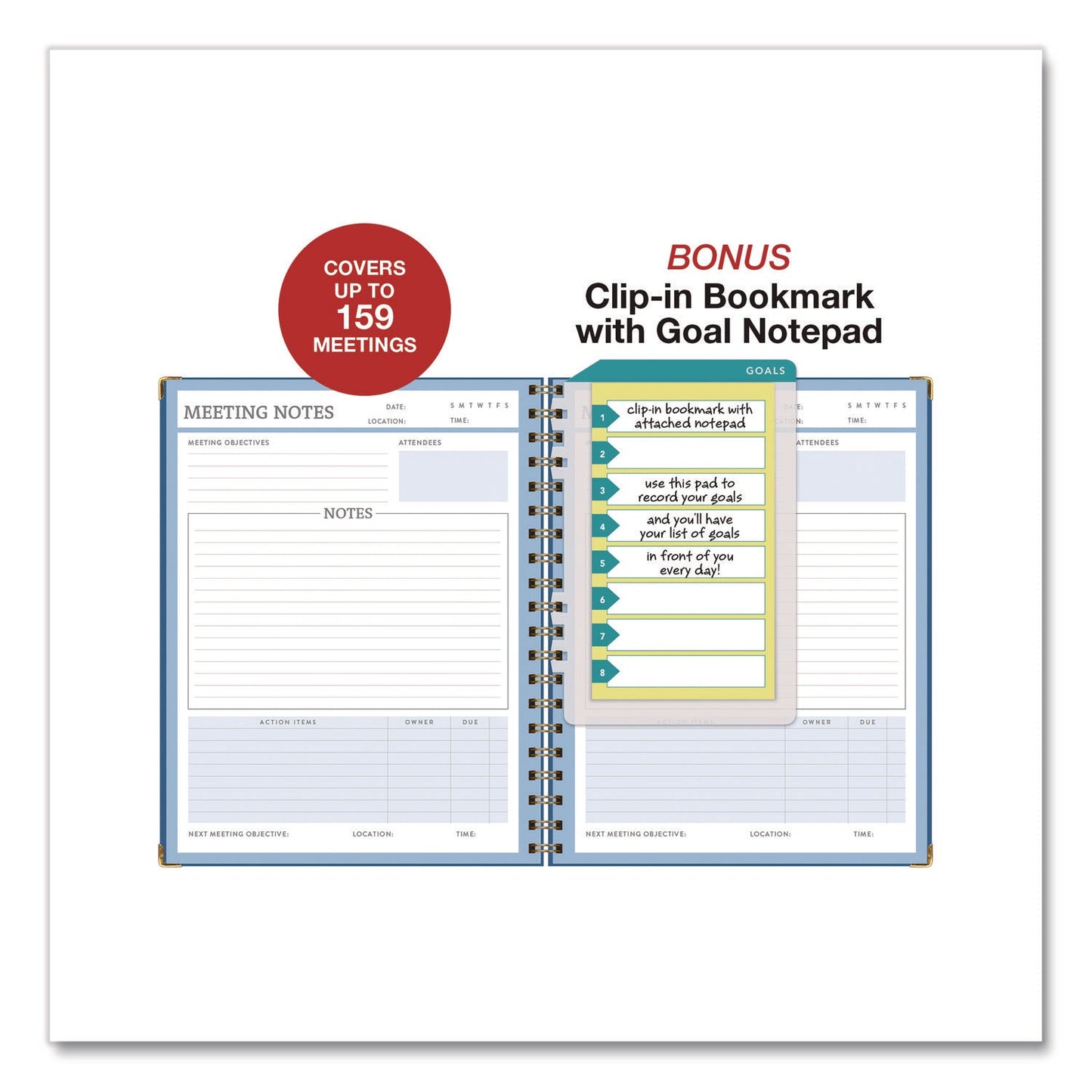 global-printed-products-meeting-notes-book-space-for-up-to-159-meetings-meeting-minutes-notes-format-blue-gold-cover-80-11-x-8-5-sheets-gpuspls0118bl_4