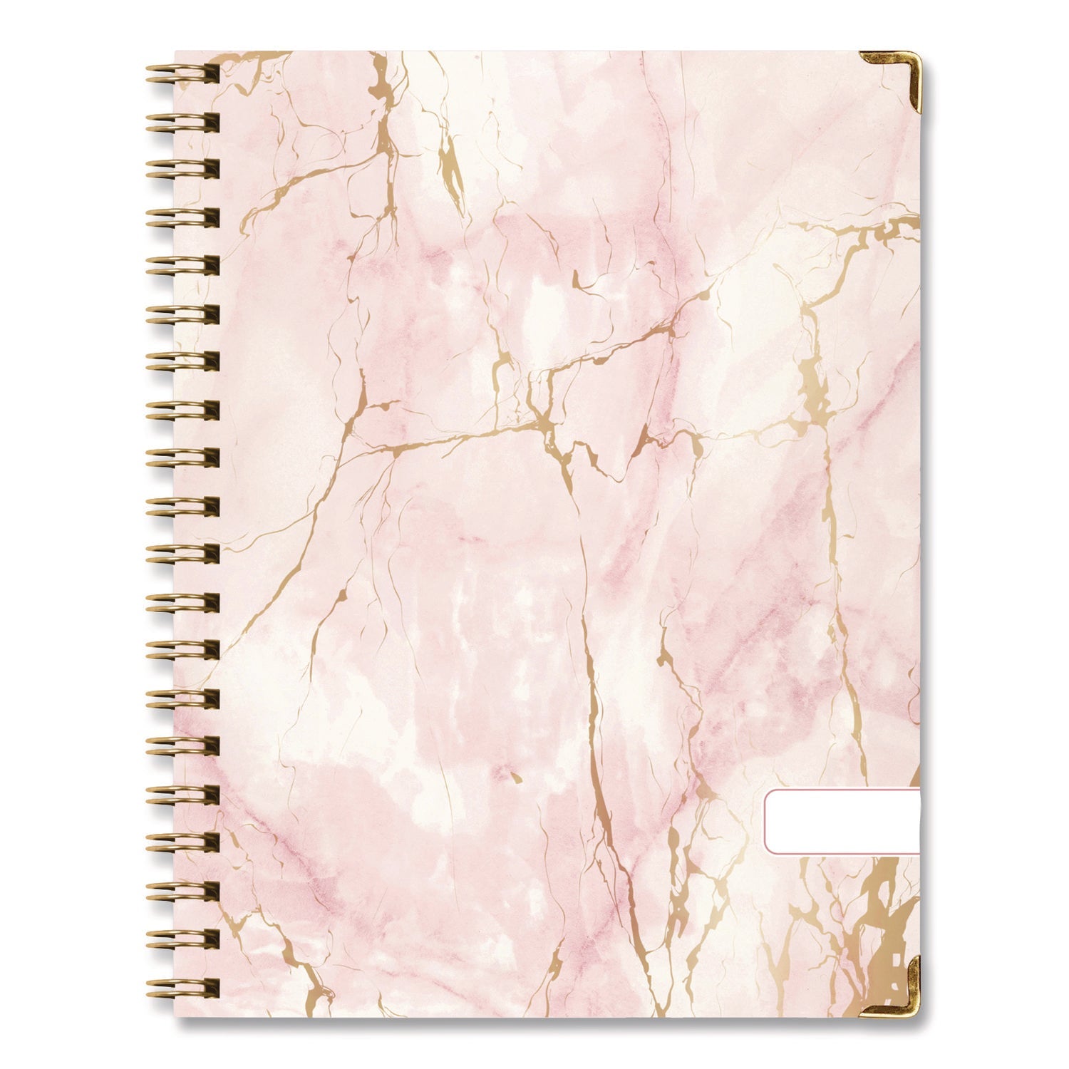 global-printed-products-marble-weekly-monthly-planner-11-x-8-5-pink-marble-gold-cover-14-month-nov-2024-to-dec-2025-gpuspls25851101_1