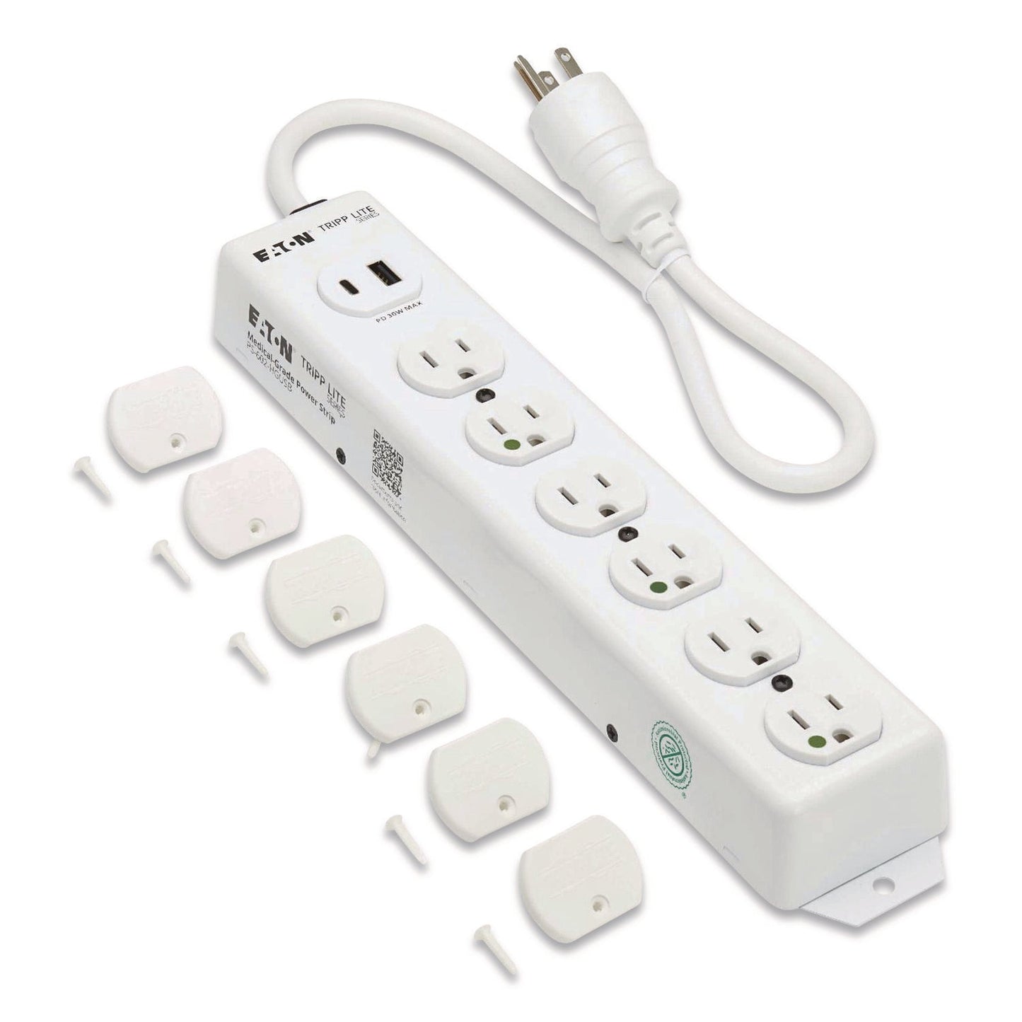 tripp-lite-by-eaton-safe-it-medical-grade-power-strip-with-antimicrobial-protection-6-hospital-grade-outlets-usb-charging-2-ft-cord-white-trpps602hgusb_5