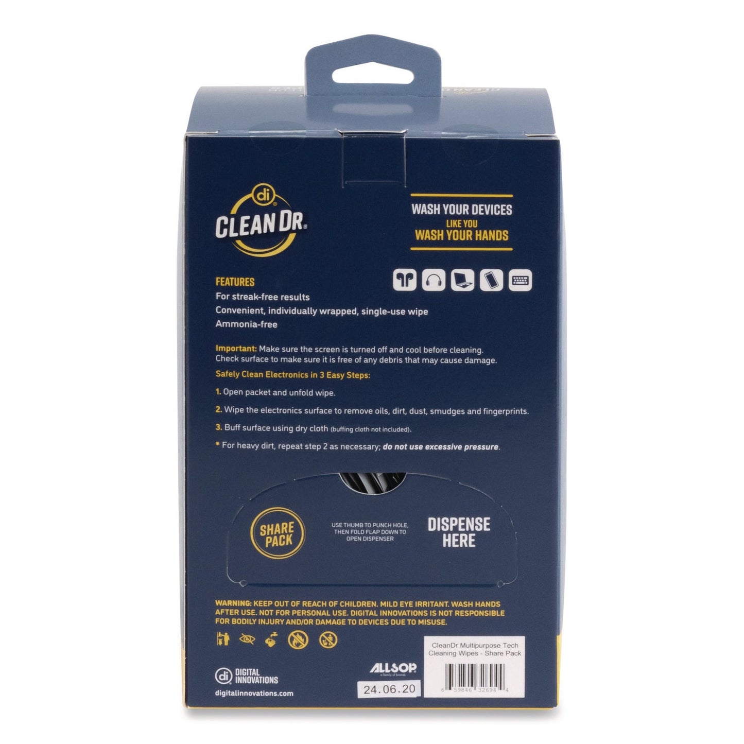 digital-innovations-screendr-multipurpose-tech-cleaning-wipes-10-ply-7-x-4-unscented-white-200-pack-asp32694_4