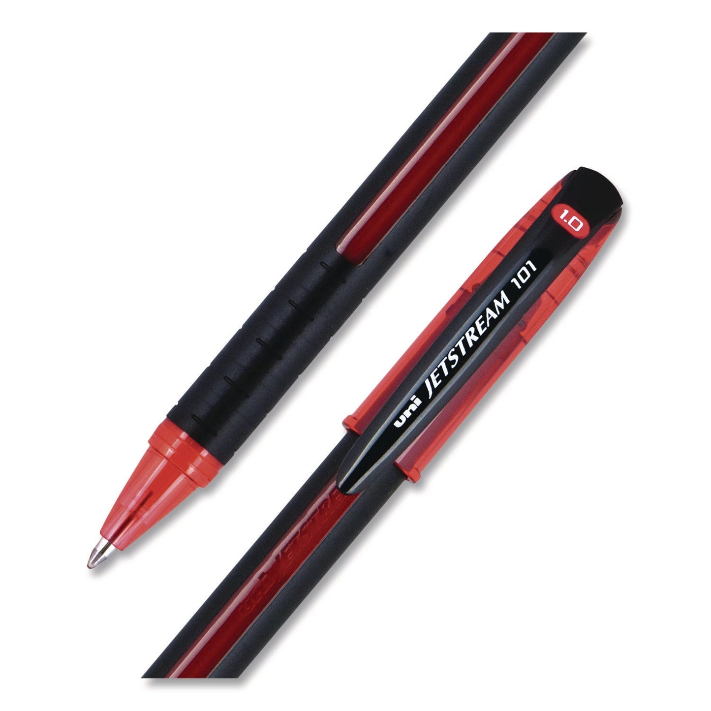 uniball-r-jetstream-101-hybrid-gel-pen-stick-bold-1-mm-red-ink-black-red-barrel-dozen-ubc1768013_2