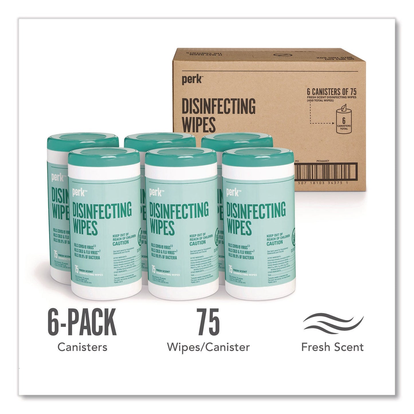 perk-disinfecting-wipes-7-x-8-fresh-white-75-wipes-canister-6-carton-prkpk56664ct_2
