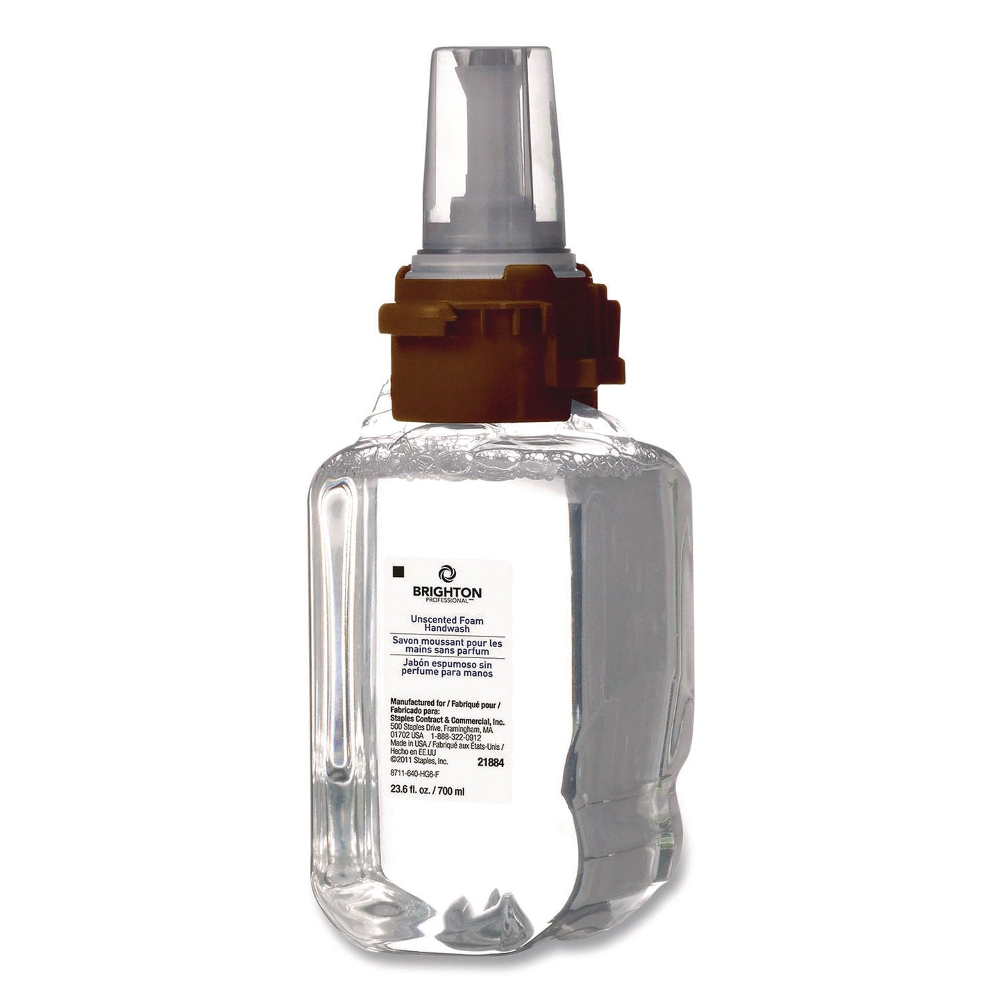 brighton-professional-foaming-hand-soap-refill-for-adx-7-dispenser-unscented-700-ml-4-carton-goj21884_2
