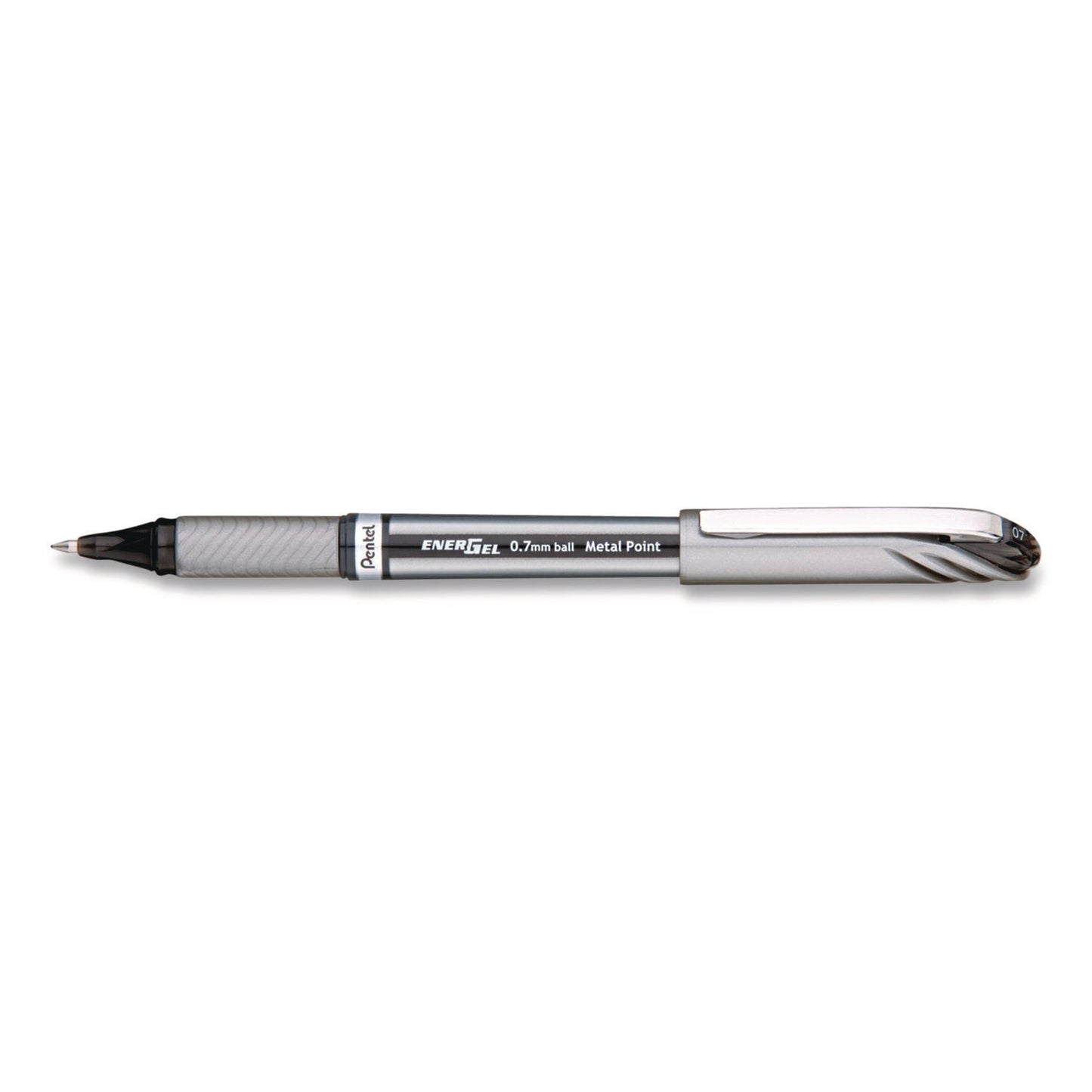 pentel-r-energel-nv-gel-pen-stick-medium-0-7-mm-black-ink-gray-black-barrel-penbl27aea_2