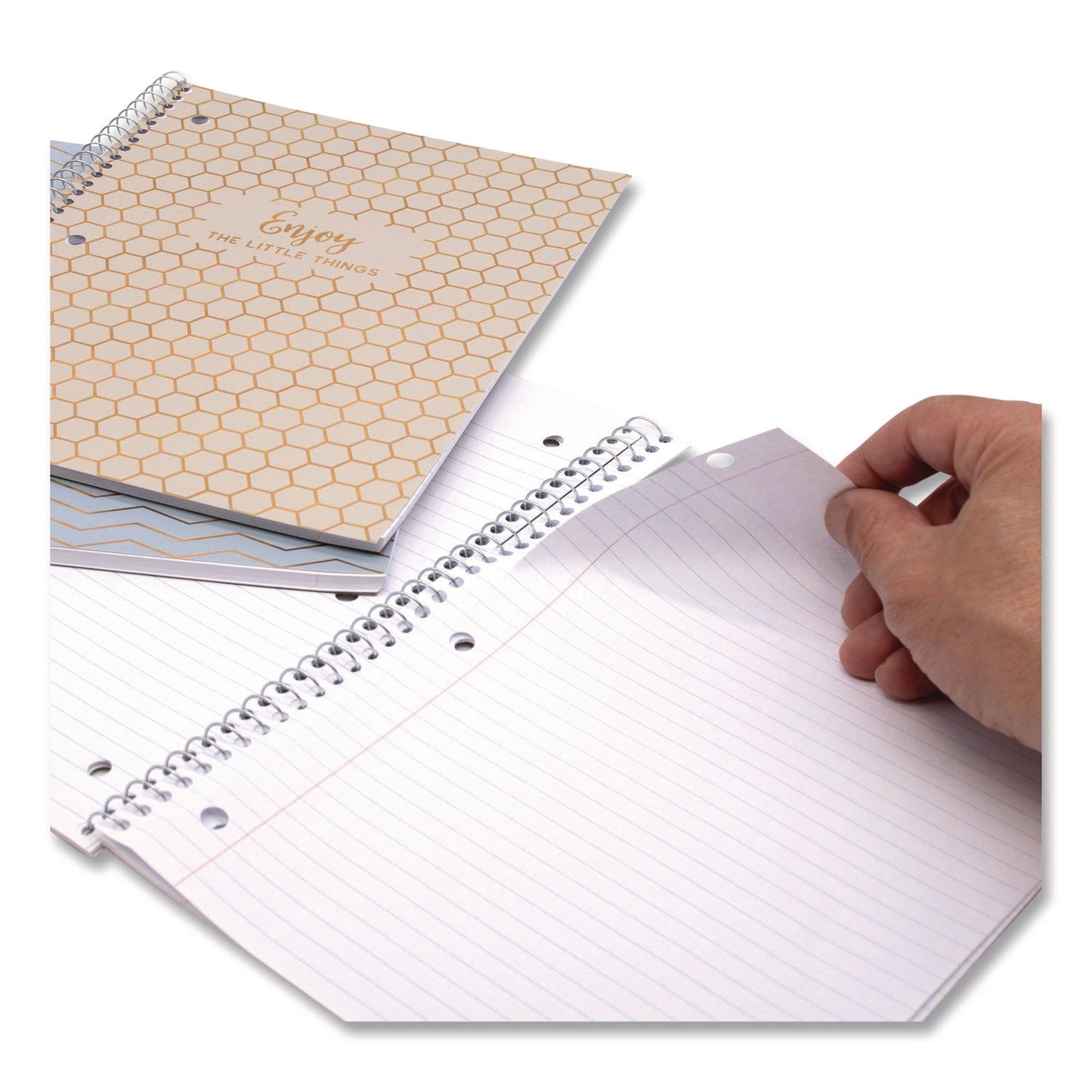 pukka-pad-r-1-subject-notebook-medium-college-rule-assorted-haze-cover-colors-50-10-5-x-8-sheets-3-pack-puk9978asthze_3