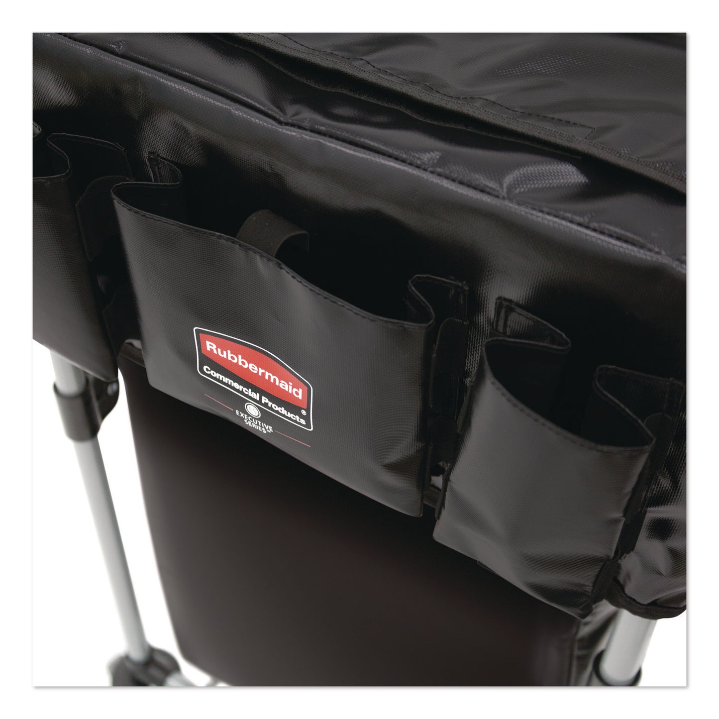 Rubbermaid® Commercial Storage/Trash Compartment Cover, Cloth, Black (RCP1889864)