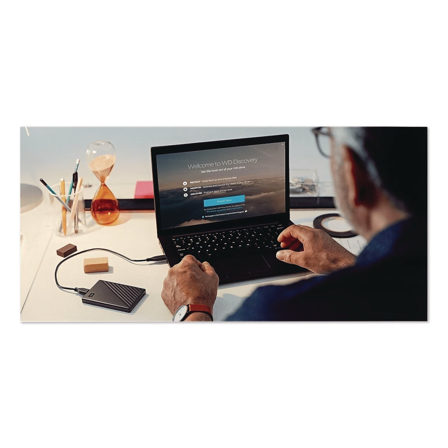 WD MY PASSPORT External Hard Drive, 4 TB, USB 3.2, Black (WDCBPKJ0040BBK)