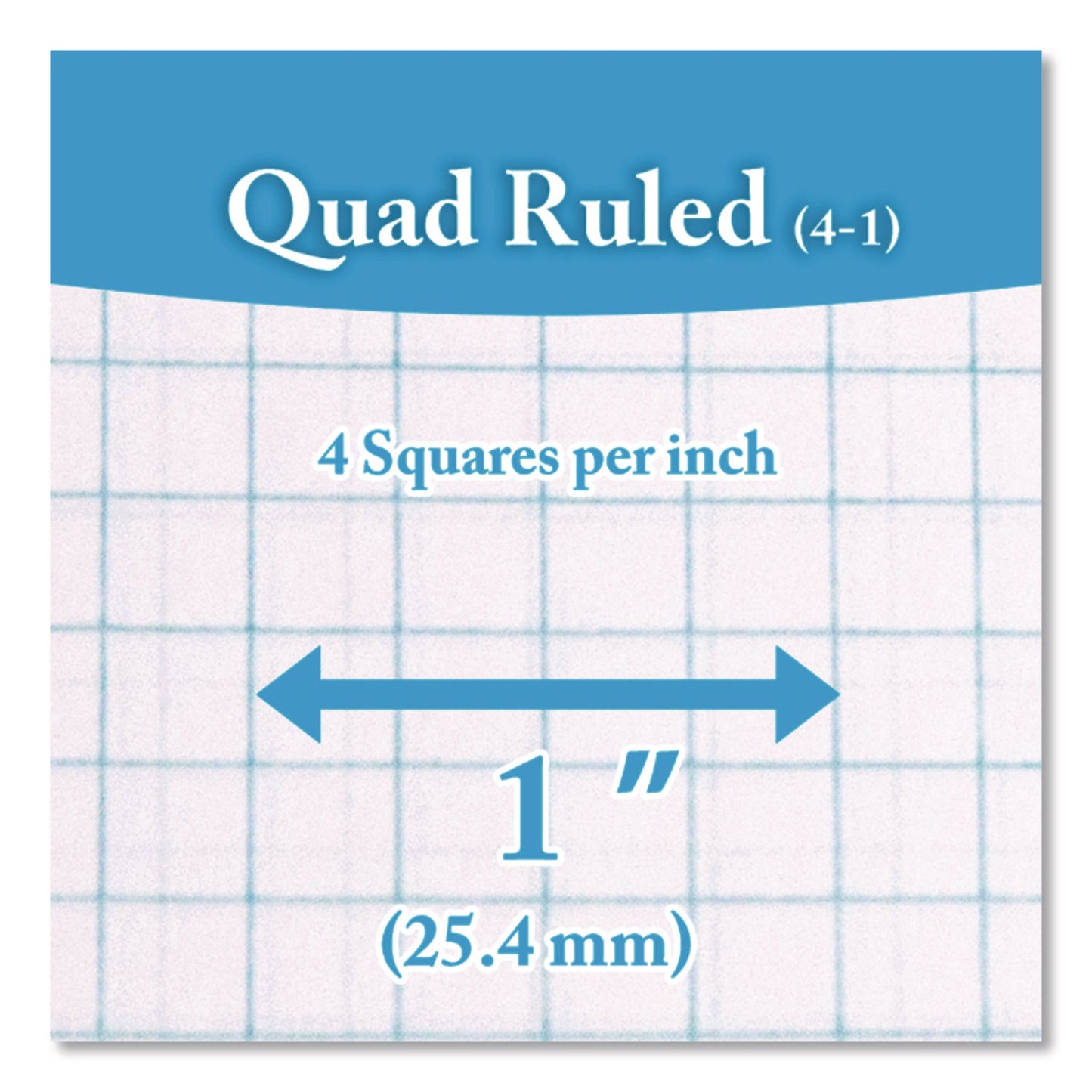 bazic-r-products-spiral-notebook-quadrille-rule-4-sq-in-randomly-assorted-cover-color-100-10-5-x-8-sheets-baz514_2