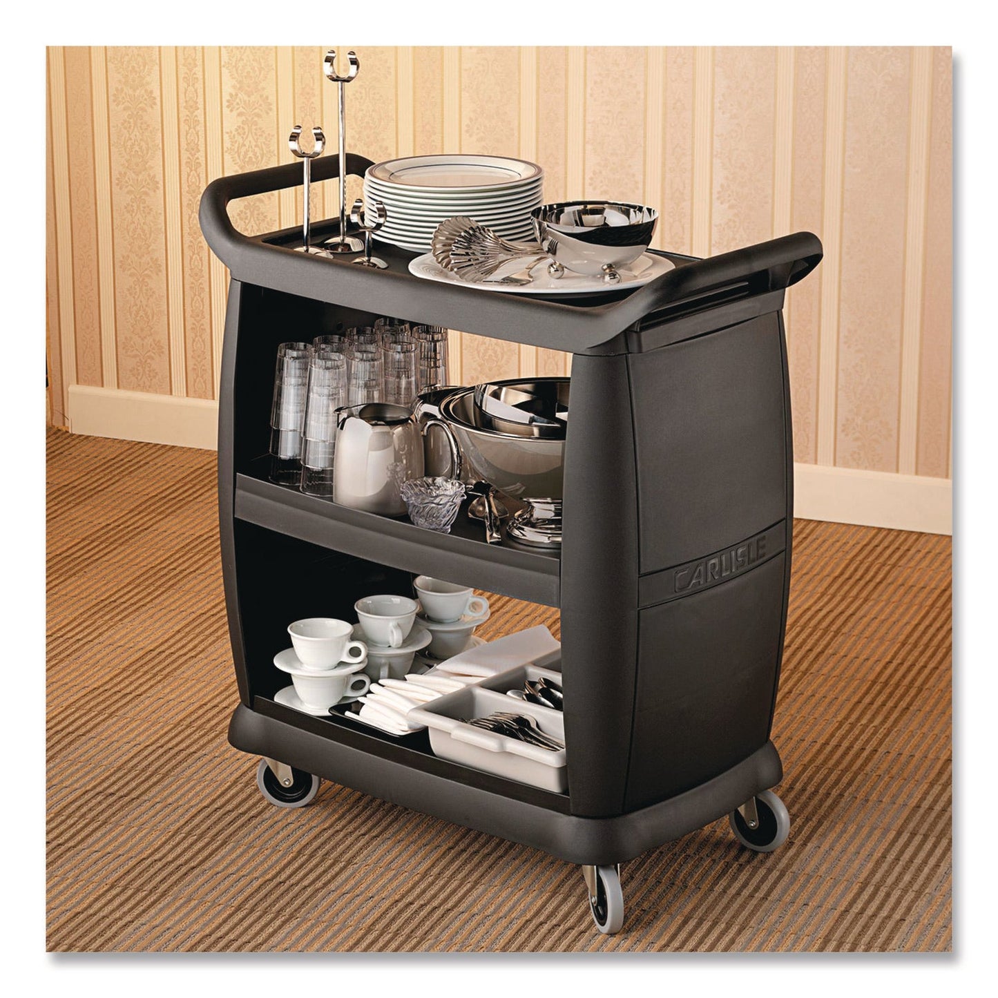boardwalk-r-bussing-cart-plastic-3-shelves-300-lb-capacity-18-x-36-25-x-38-black-bwkbcart3_2