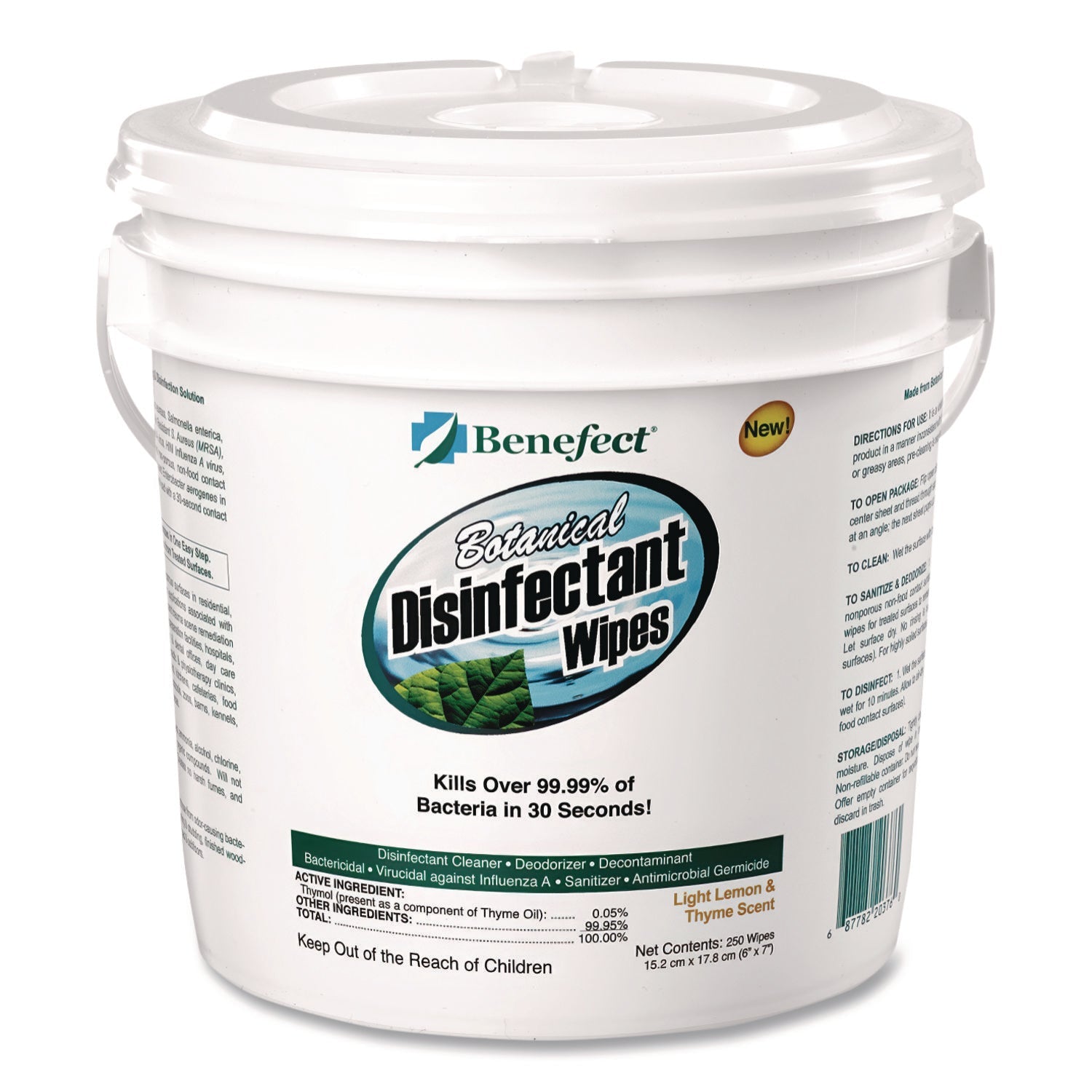 benefect-r-botanical-disinfectant-wipes-6-x-7-light-lemon-and-thyme-250-bucket-bef20376_1