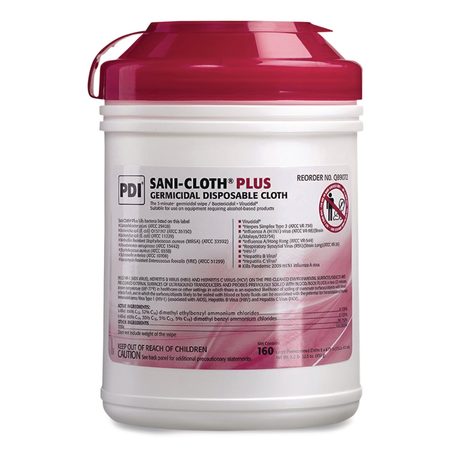 sani-professional-r-pdi-san-cloth-plus-germicidal-disposable-cloth-6-x-6-75-unscented-white-160-pack-pdiq89072pk_1