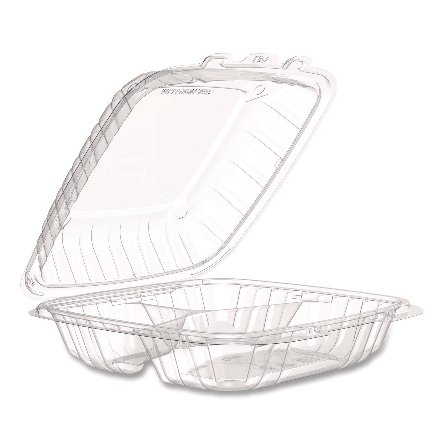 dart-r-microwaveable-hinged-containers-3-compartments-9-x-8-75-x-3-clear-plastic-150-carton-dcc90ppht3_1
