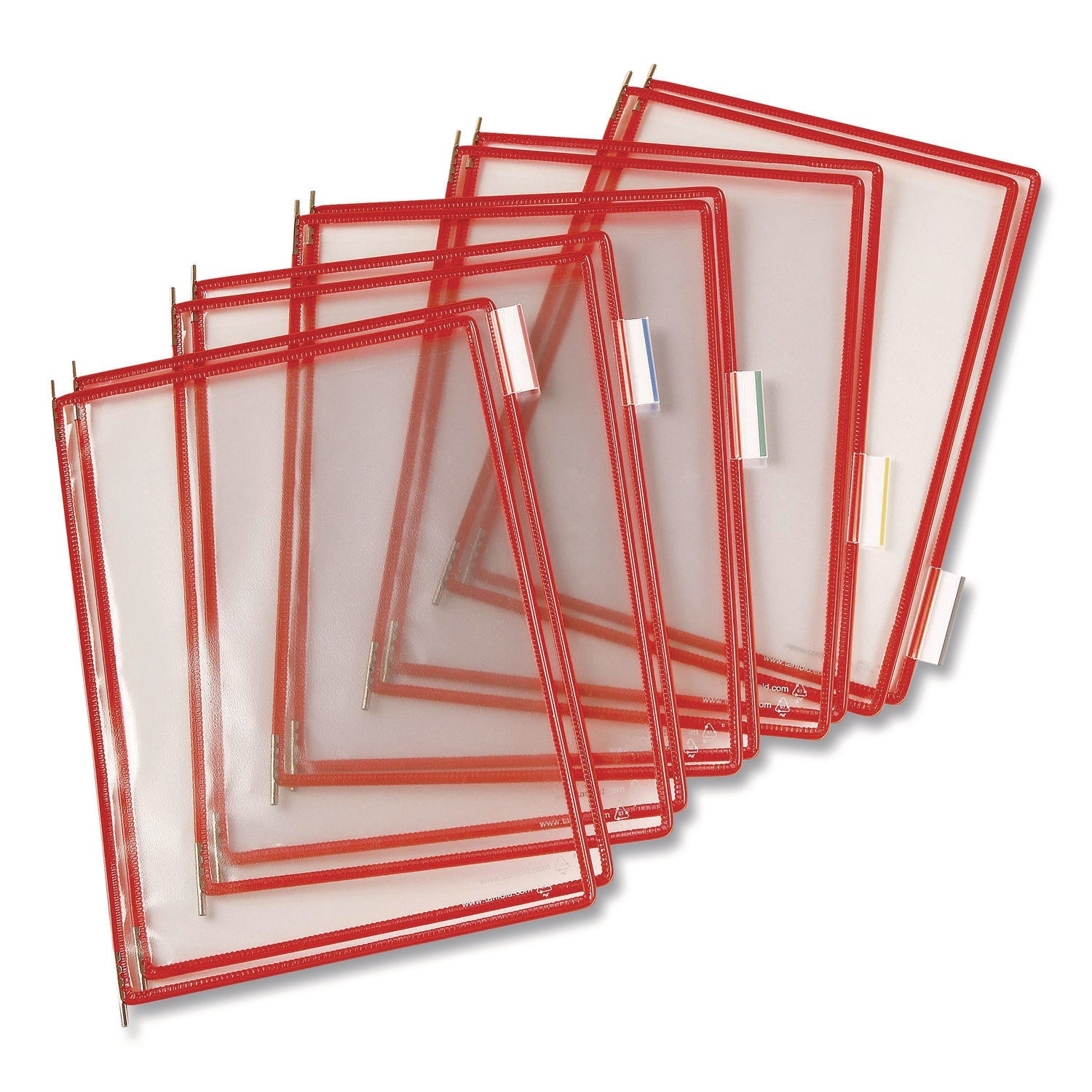 djois-r-by-tarifold-pivoting-pockets-1-section-red-10-pack-tfip030_1
