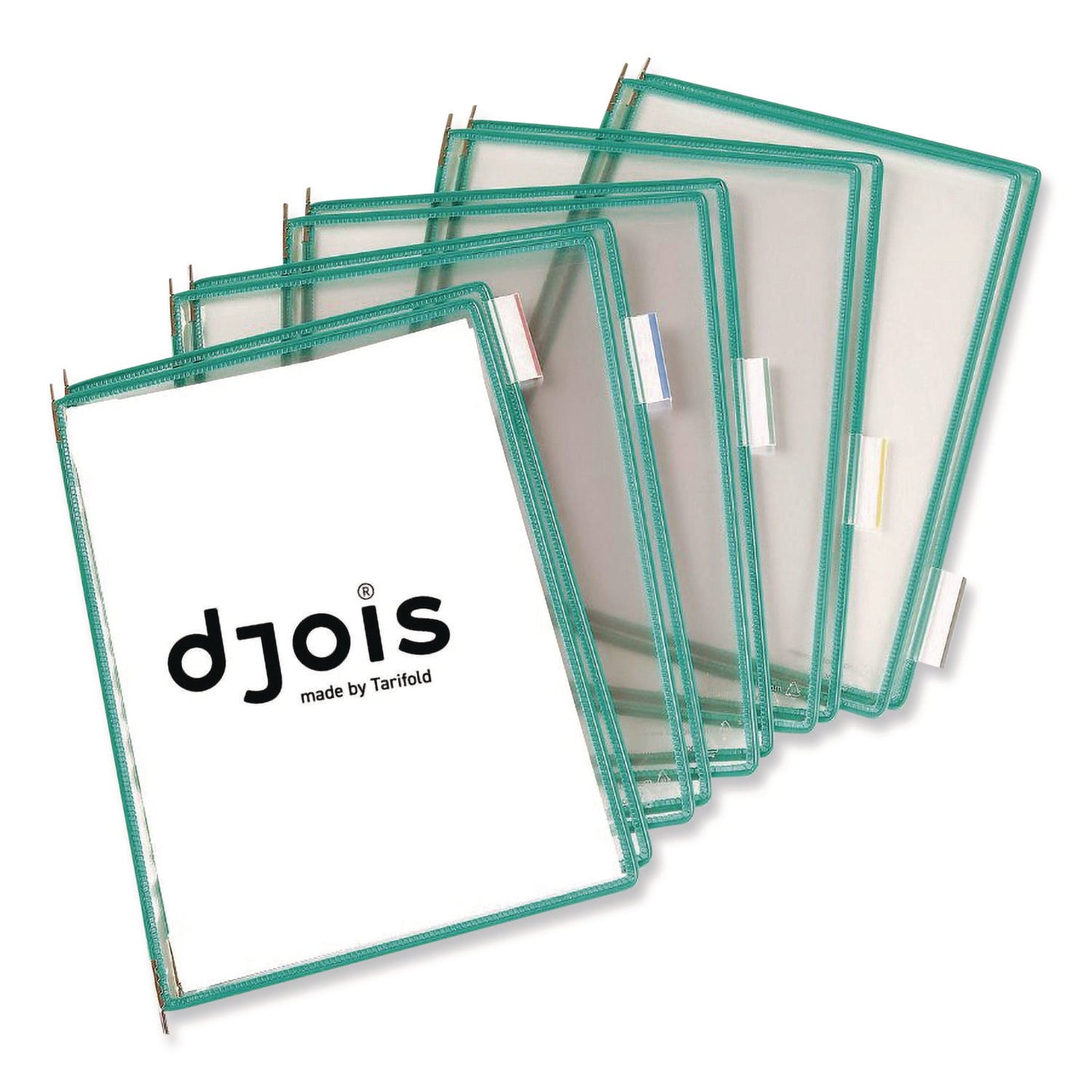 djois-r-by-tarifold-pivoting-pockets-1-section-green-10-pack-tfip050_6