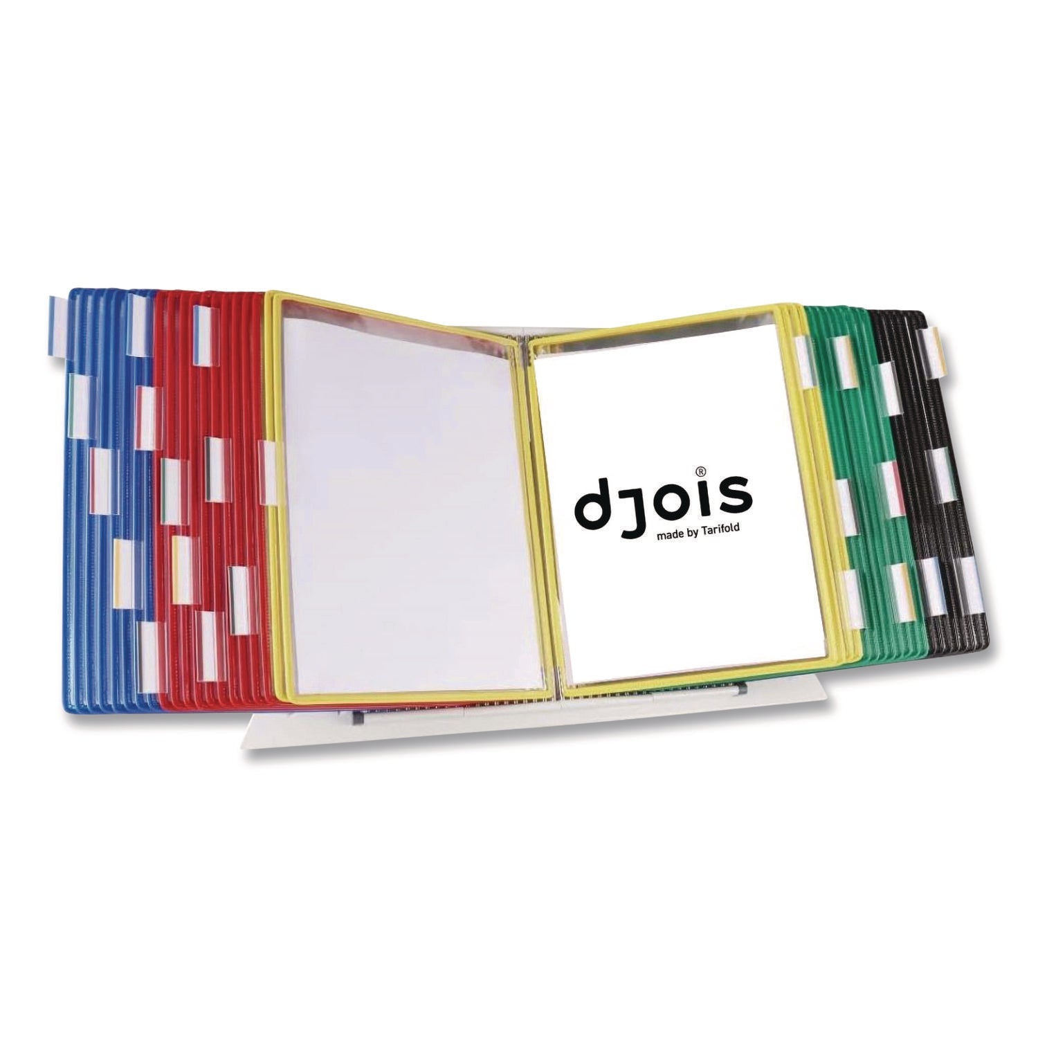 djois-r-by-tarifold-desktop-reference-and-display-system-40-panels-with-assorted-borders-white-base-tfid294_1