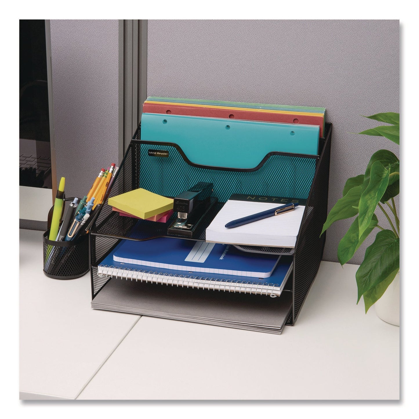 mind-reader-metal-mesh-vertical-file-holder-paper-tray-desktop-organizer-2-tier-5-compartment-letter-size-11-25-x-12-5-x-9-5-black-emsmeshbox5blk_7