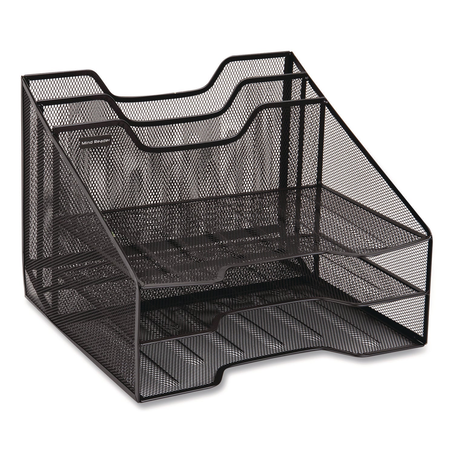 mind-reader-metal-mesh-vertical-file-holder-paper-tray-desktop-organizer-2-tier-5-compartment-letter-size-11-25-x-12-5-x-9-5-black-emsmeshbox5blk_1