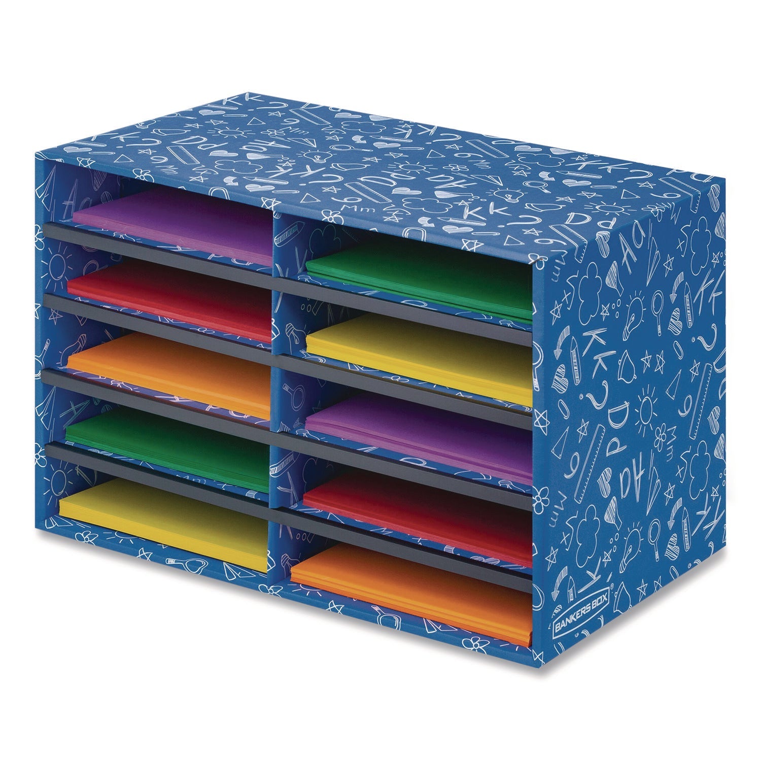 bankers-box®-classroom-collection-literature-sorter-10-sections-19-5-x-12-27-blue-fel3384201_1