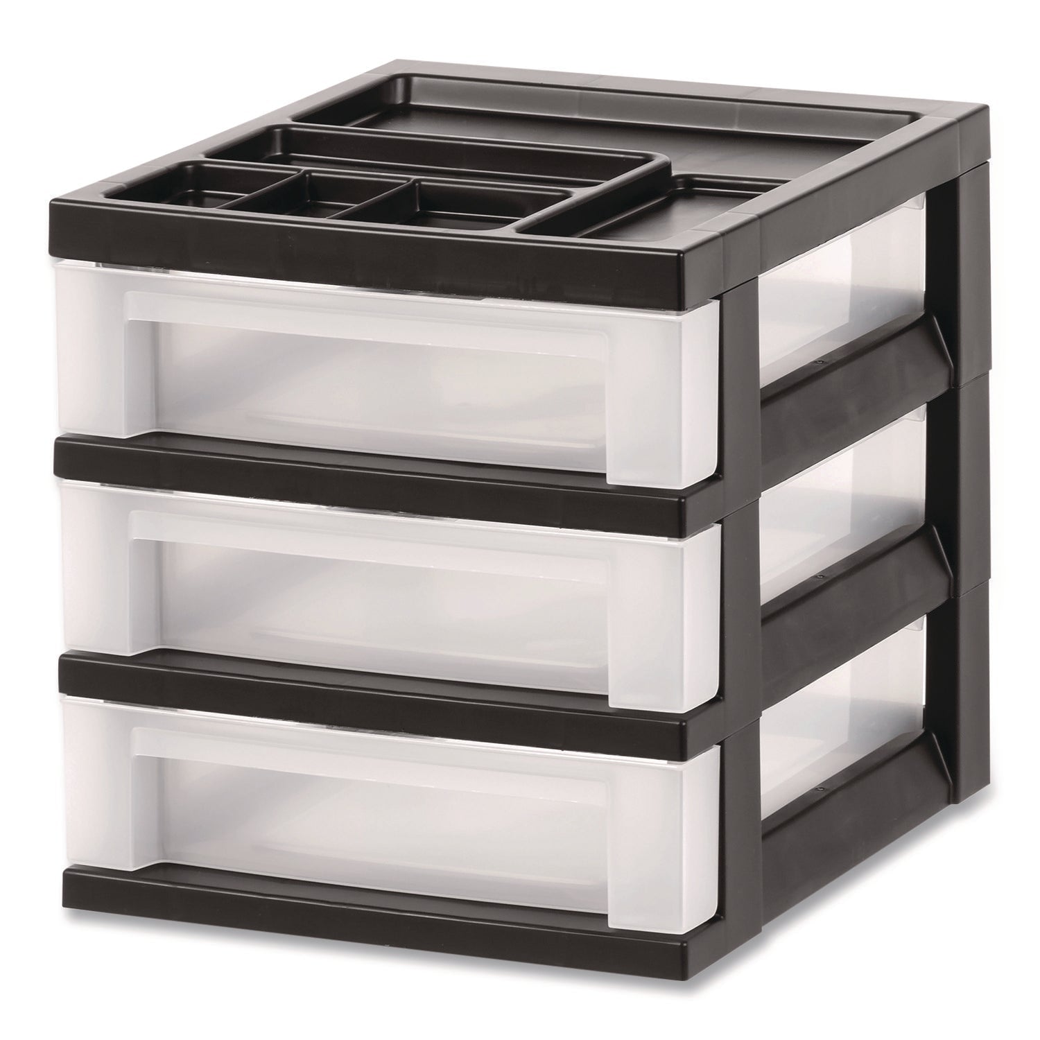 iris-3-drawer-desktop-storage-with-top-organizer-tray-plastic-12-17-x-14-33-x-12-93-black-translucent-irs116351_1