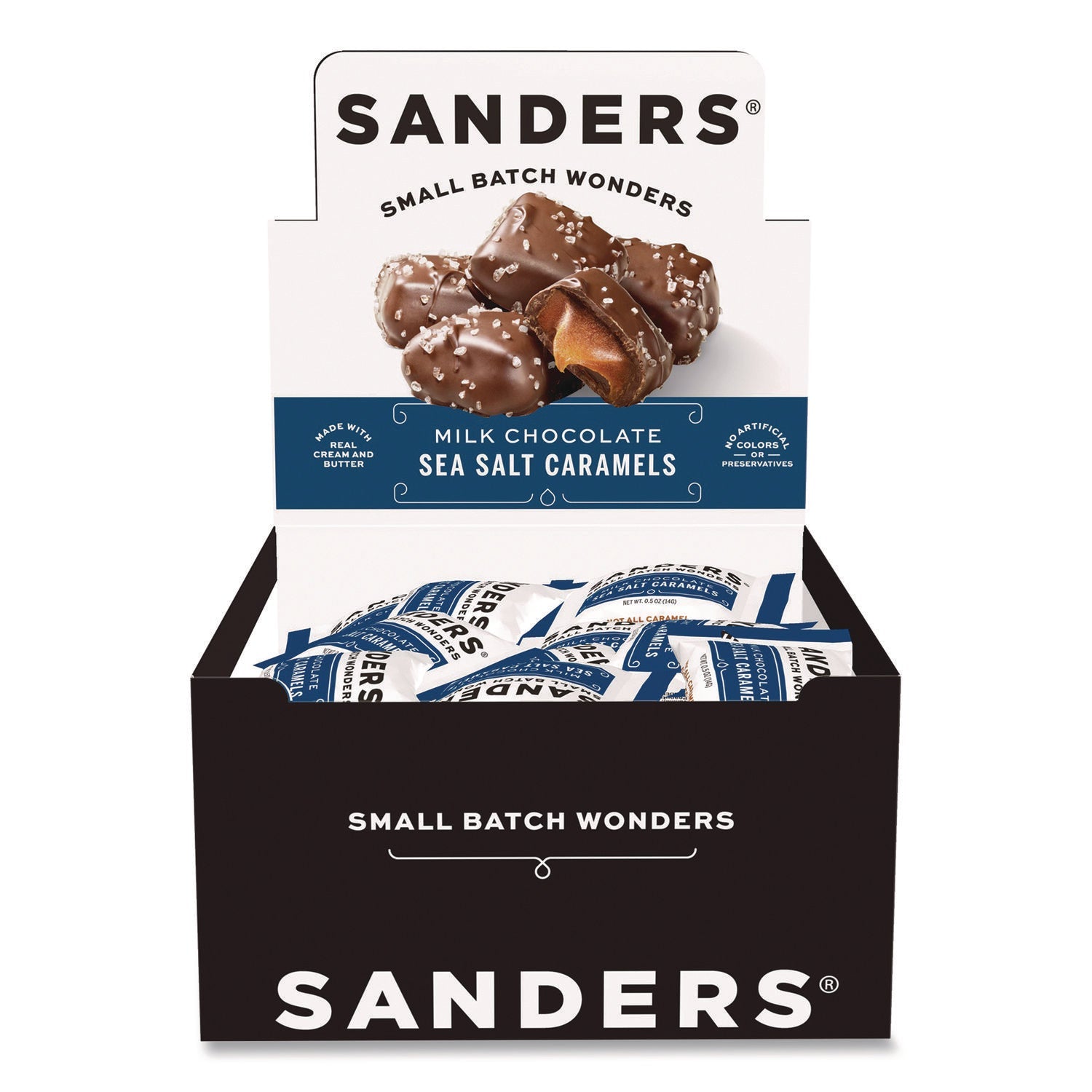 sanders-r-small-batch-wonders-snack-size-milk-chocolate-sea-salt-caramels-0-5-oz-individually-wrapped-48-box-ndekar27163_1