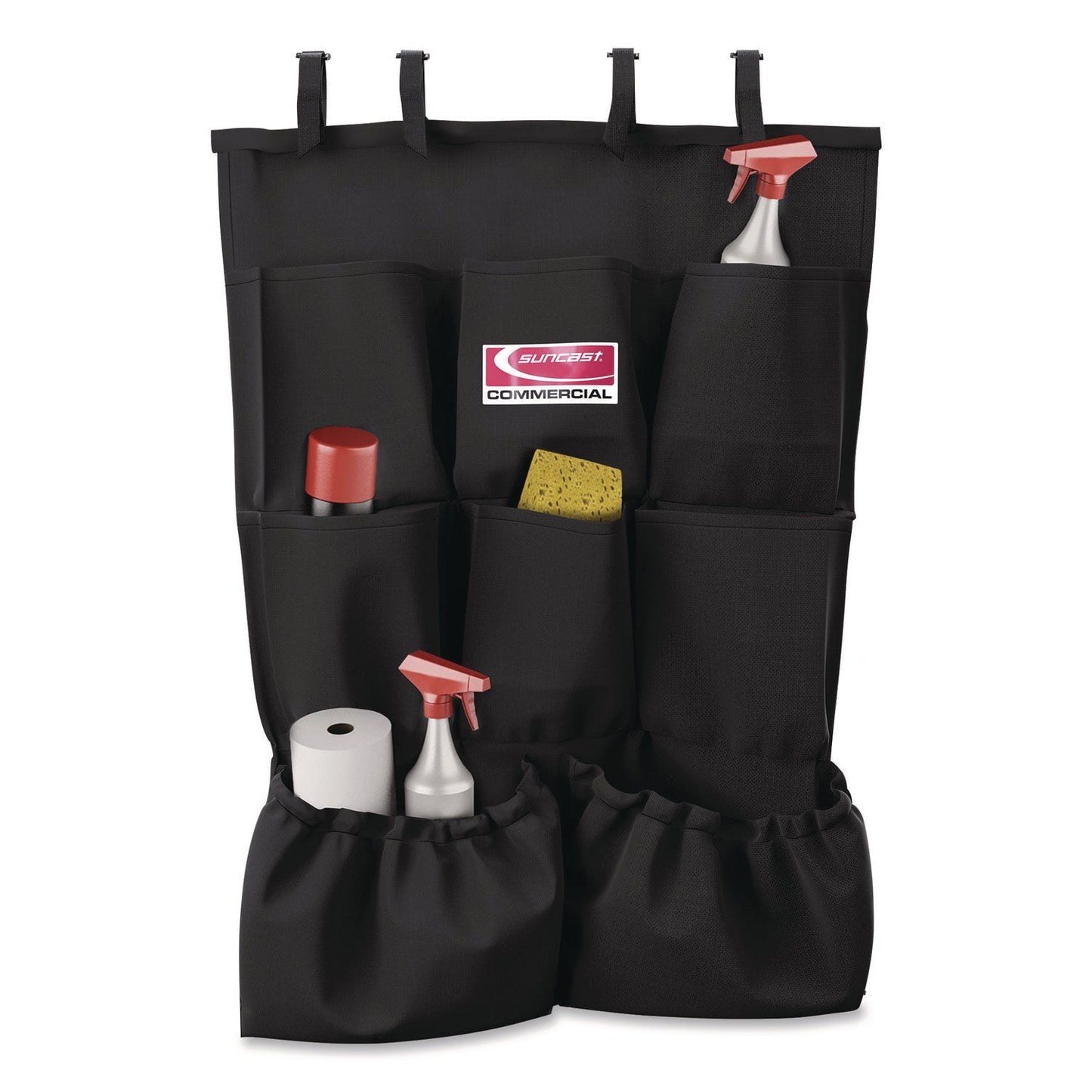 suncast-commercial-r-8-pocket-organizer-for-suncast-commercial-full-size-and-compact-housekeeping-carts-19-5-x-1-67-x-26-83-black-suahkcbag04d_4