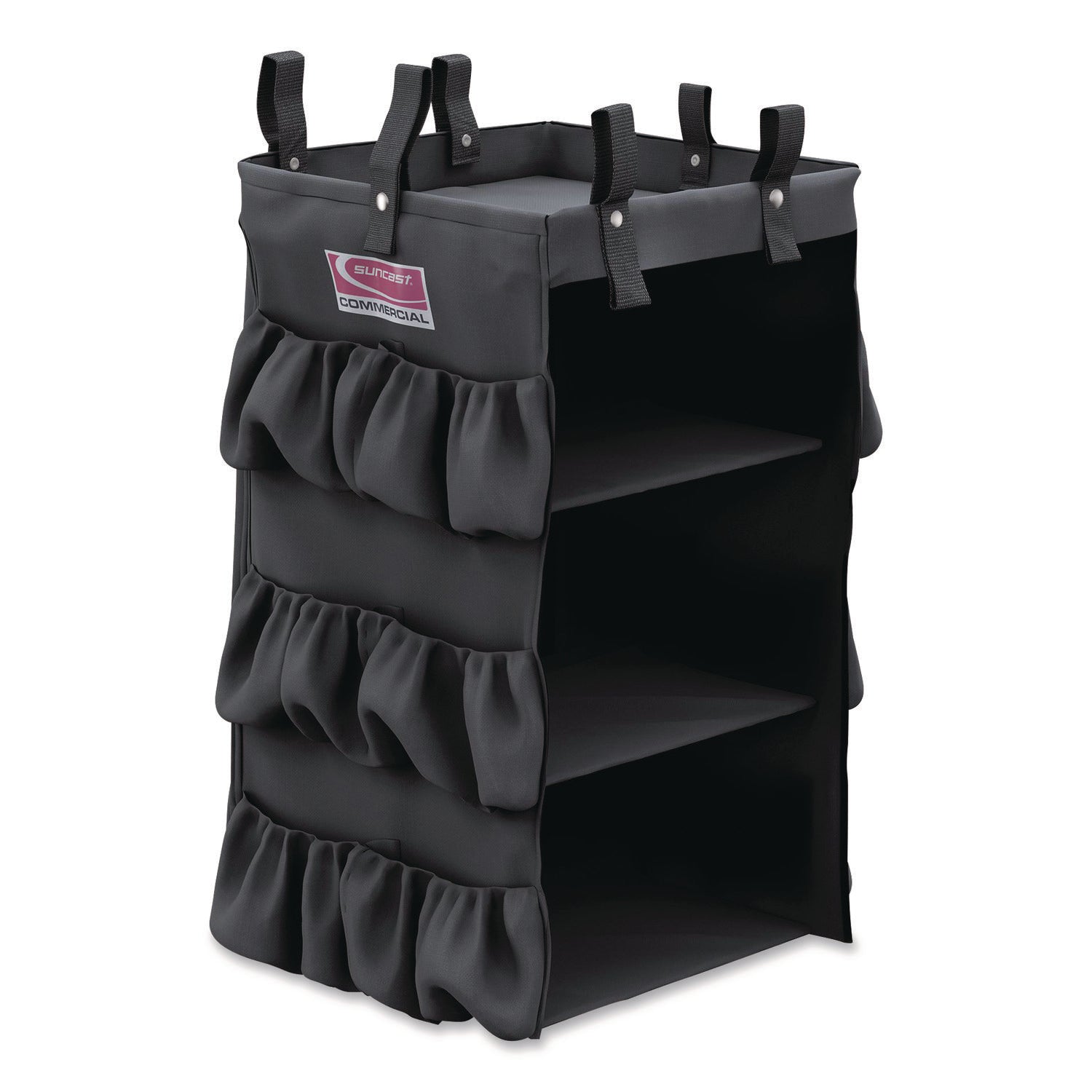 suncast-commercial-r-3-sided-hanging-bag-with-shelves-for-suncast-commercial-hkc1000-hkc2000-housekeeping-carts-25-4-gal-15-7-x-12-4-x-30-black-suahkcbag03d_1
