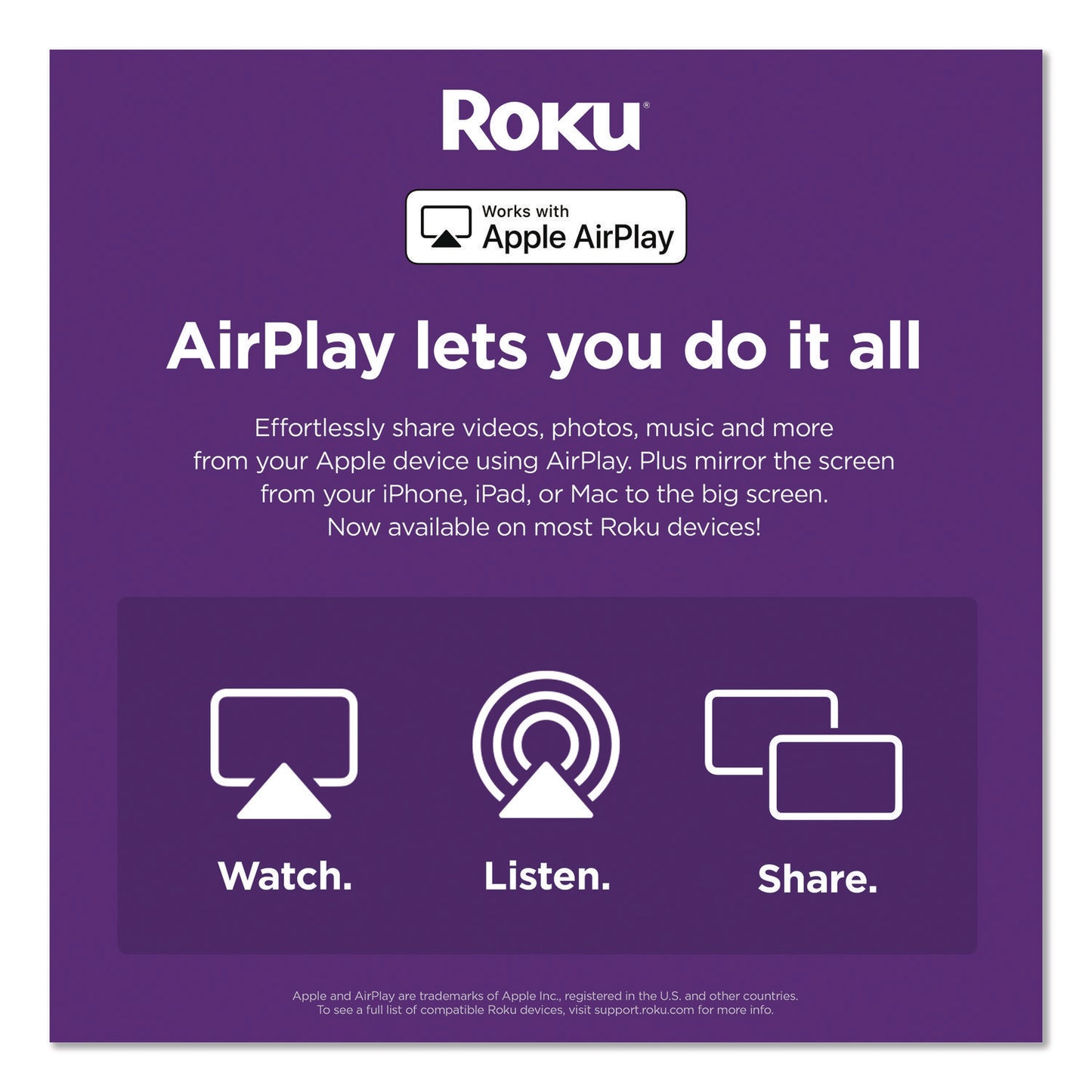 Roku Streaming Stick, Black (ROH3820R2)