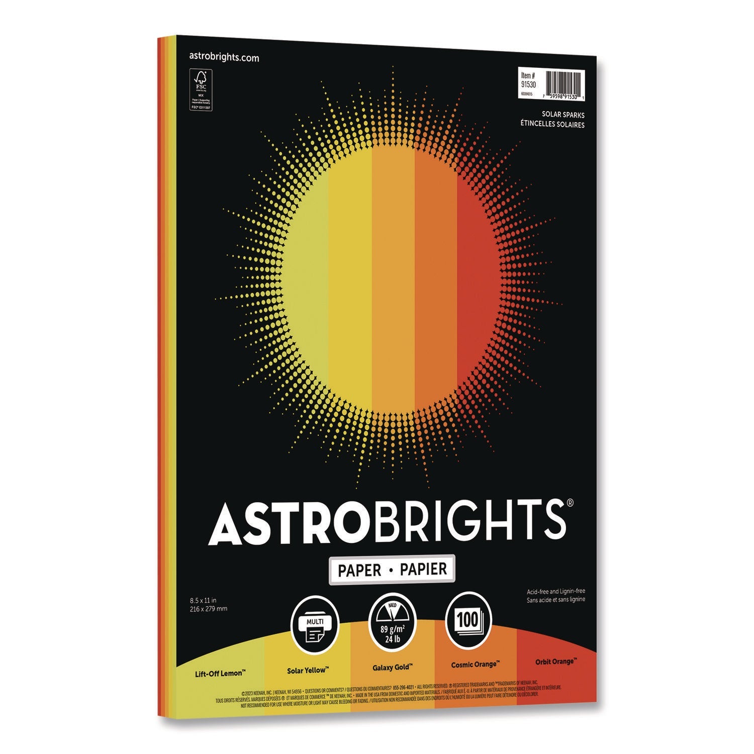 astrobrights-r-color-paper-solar-sparks-assortment-24-lb-bond-weight-8-5-x-11-assorted-yellow-and-orange-colors-100-pack-wau91530_1