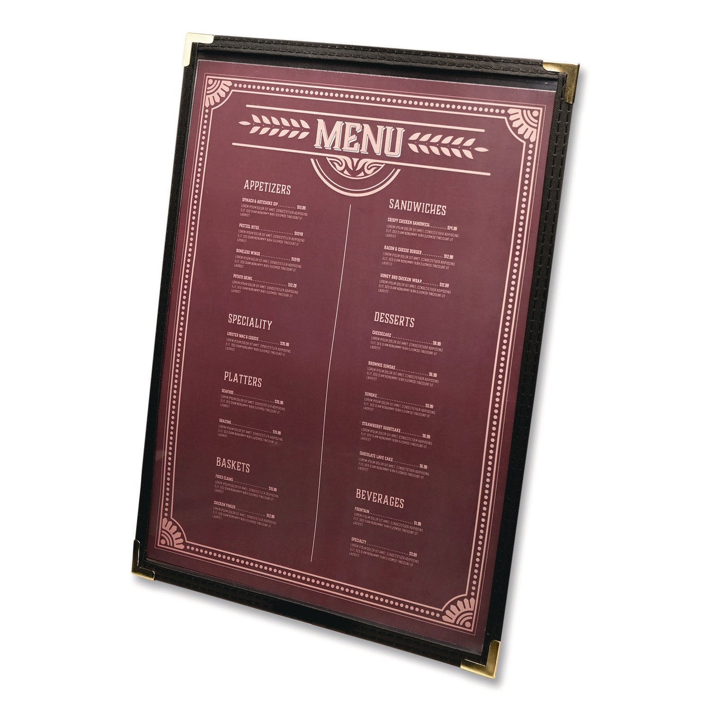 excello-global-products-r-menu-holder-for-8-5-x-11-menus-portrait-orientation-9-3-x-11-9-holder-clear-black-gold-exosplsmenu21pk_2