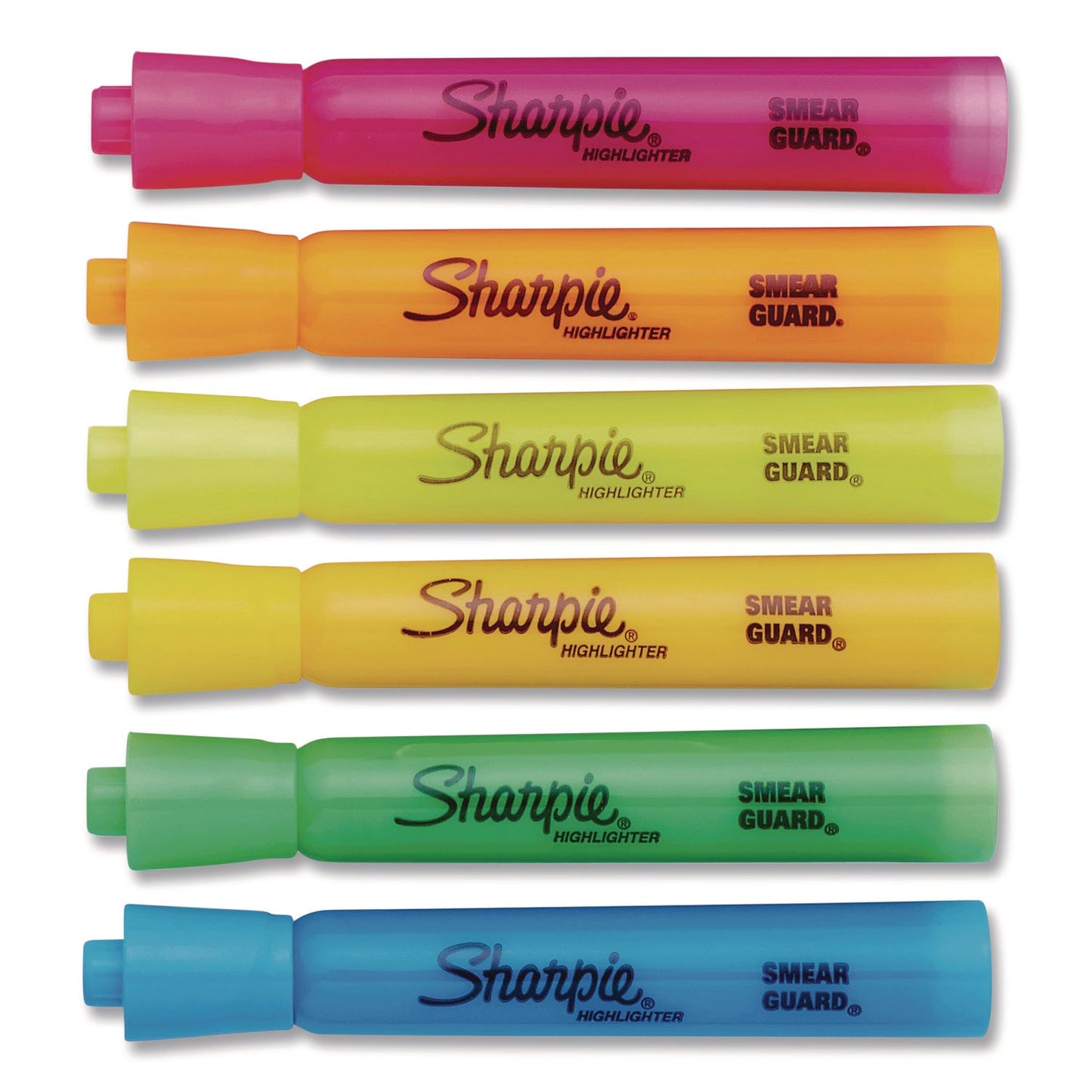 sharpie-r-smear-guard-tank-highlighters-assorted-ink-chisel-tip-assorted-barrel-20-pack-san25018_2