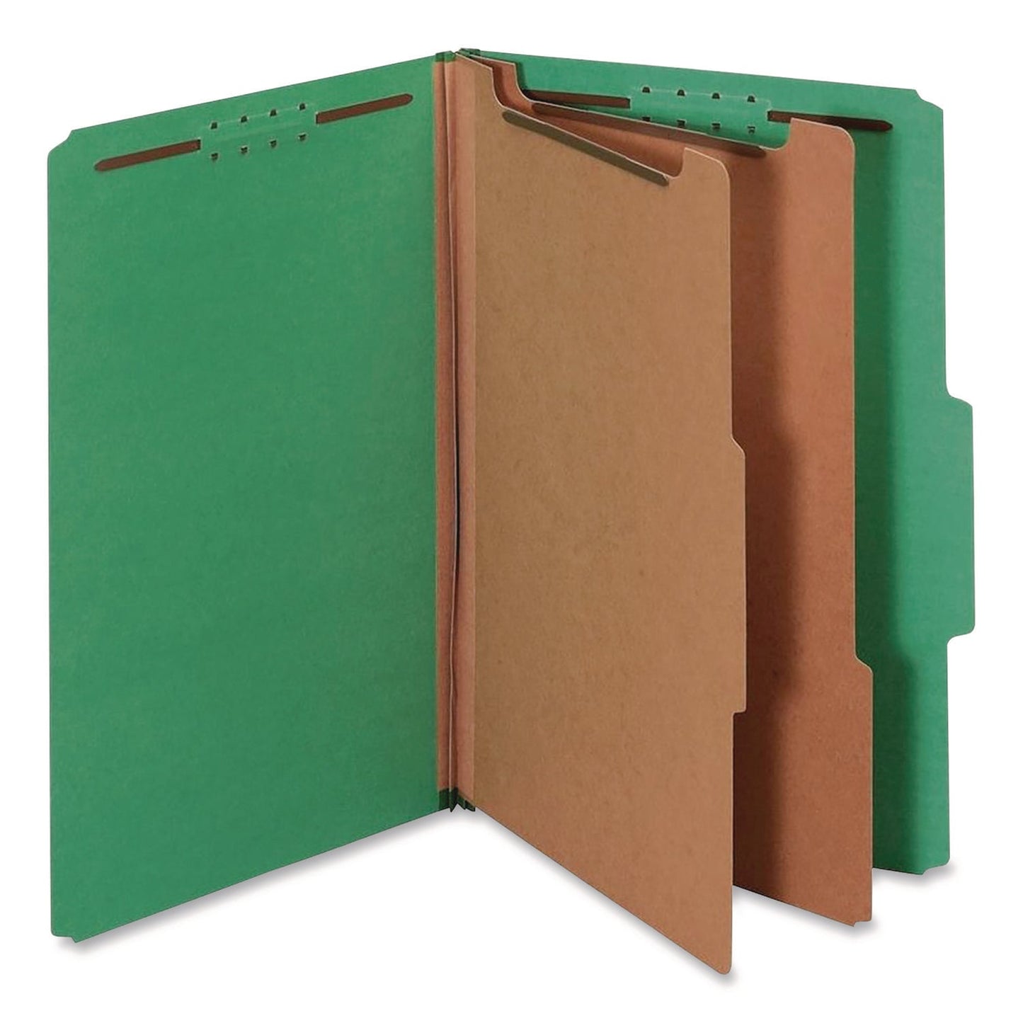 pendaflex-r-classification-folders-25pt-2-div-legal-2-1-2exp-10-bx-green-pfx29033p_1