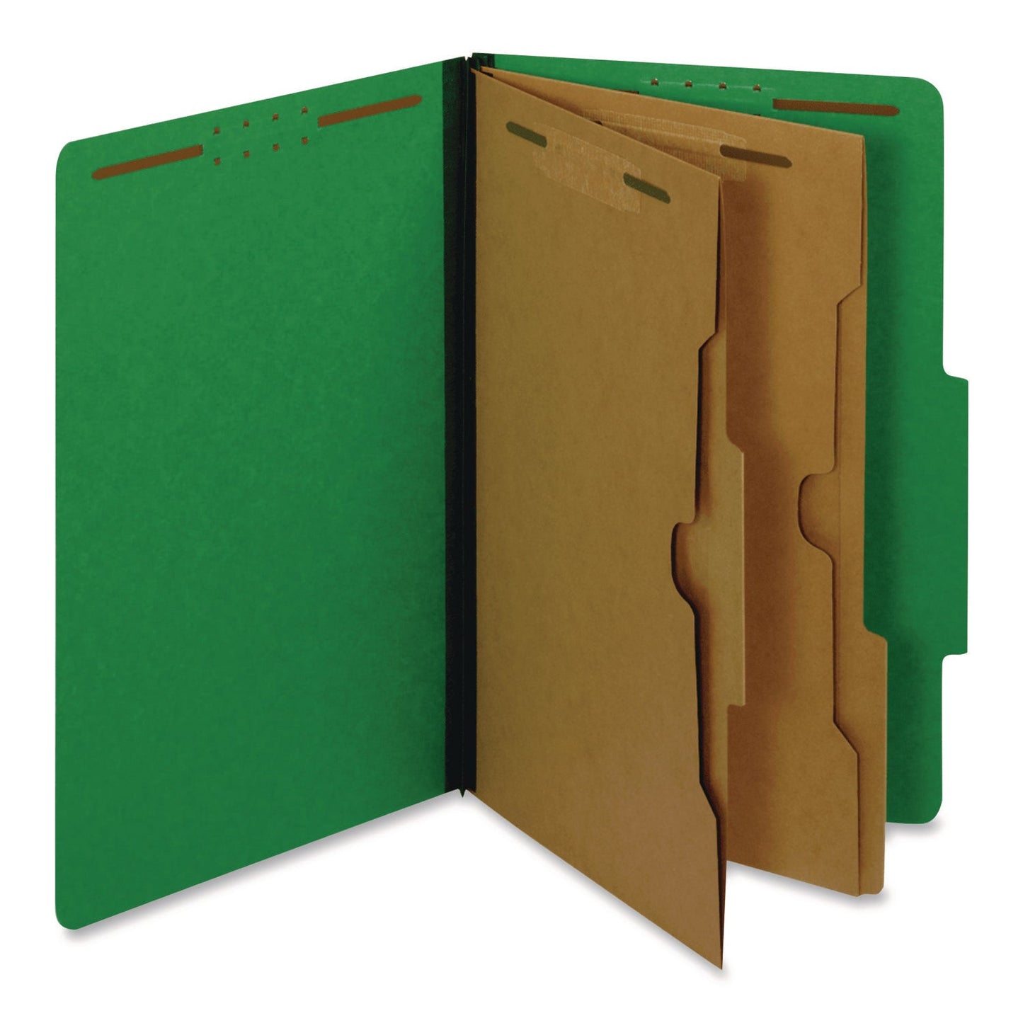 pendaflex-r-pressboard-classification-folders-with-two-full-pocket-dividers-2-5-expansion-6-fasteners-legal-size-dark-green-10-box-pfx29083p_1