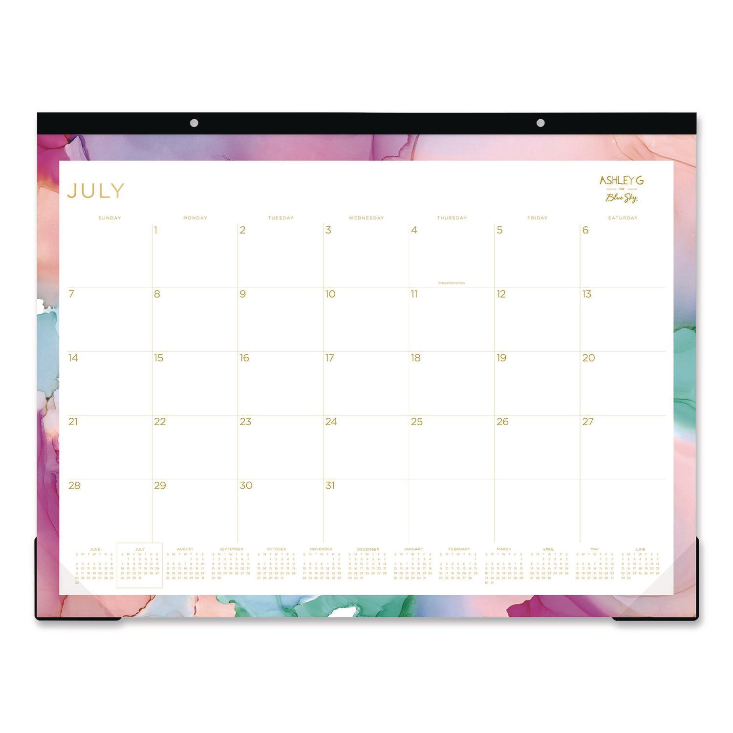 blue-sky®-ashley-g-academic-monthly-desk-pad-22x17-multicolor-sheets-black-headband-clear-corners-12-month-jul-to-jun-2025-2026-bls148668_1
