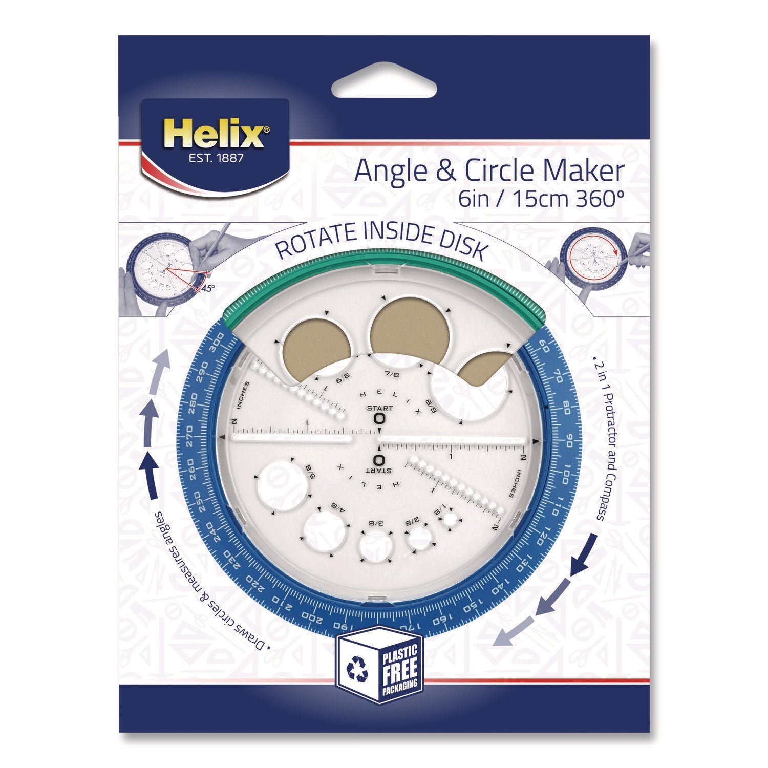 maped-helix-360-angle-and-circle-maker-2-in-1-protractor-and-compass-tool-2-ruler-edge-plastic-randomly-assorted-color-mhx36002_1