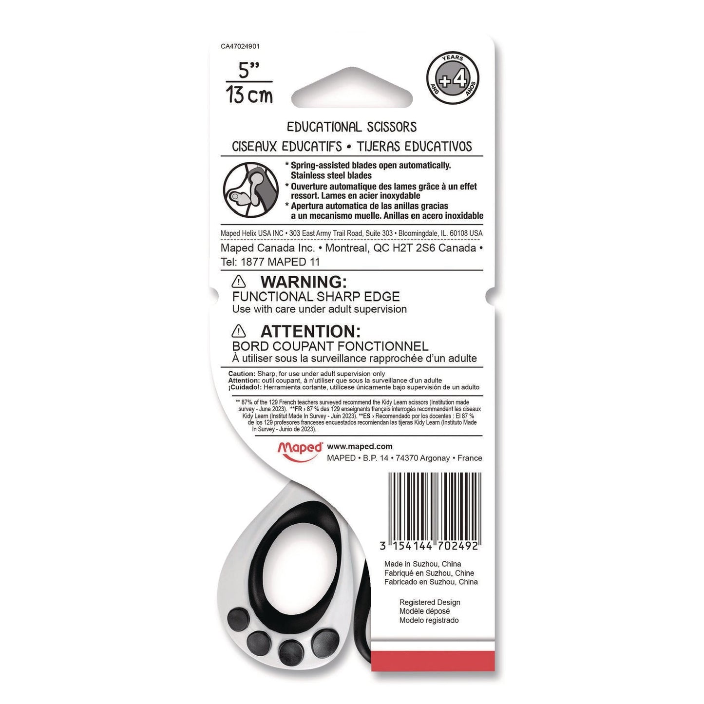 maped-helix-kidy-spring-assisted-educational-scissors-rounded-tip-5-41-long-2-cut-length-straight-white-black-handle-mhx470249us_4