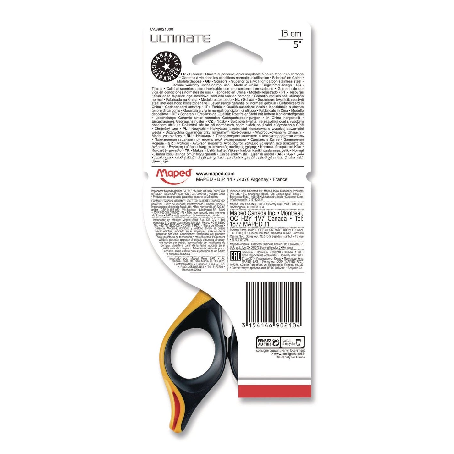 maped-helix-ultimate-precision-soft-grip-multipurpose-scissors-5-75-long-3-cut-length-straight-black-orange-handle-mhx690210_4