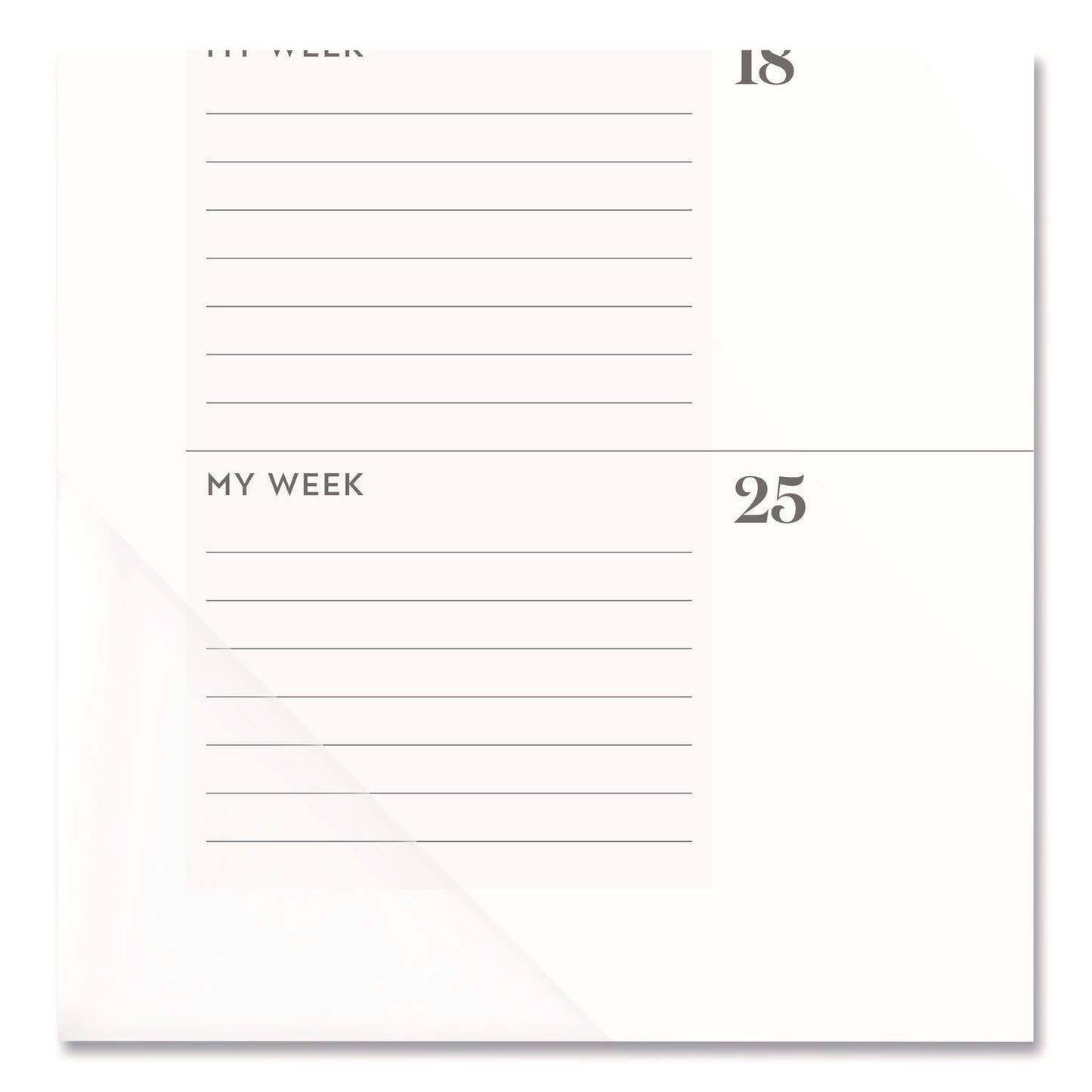 Cambridge® WorkStyle Monthly Desk Pad Calendar, 21.75 x 17, White Sheets, Teal Headband/Clear Corners, 12-Month (Jan-Dec): 2026 (AAG1606704)