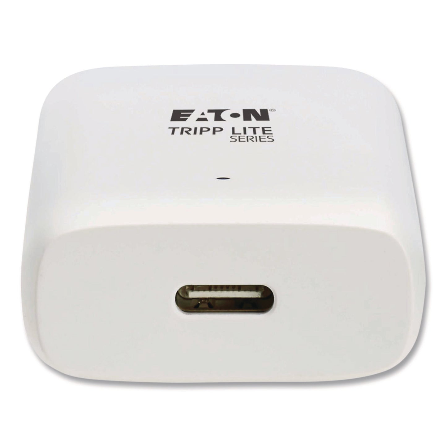Tripp Lite by Eaton Flat One-Port USB-C Wall Charger with GaN Technology, White (TRPU280WF120C1G)