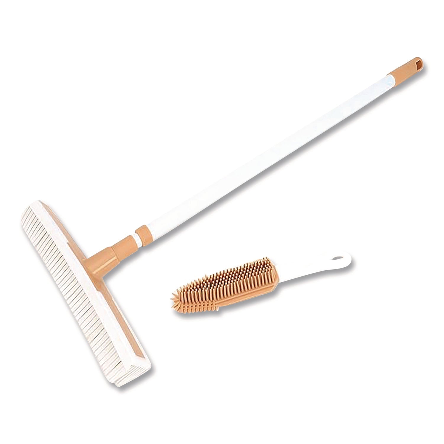 tidyups-rubber-broom-and-handheld-brush-11-75-x-50-plastic-handle-white-taupe-ch7tu68057_1