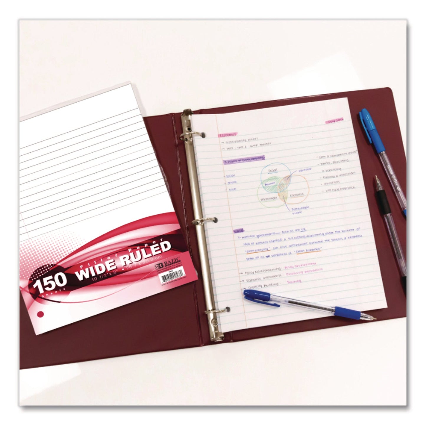 bazic-r-products-filler-paper-side-3-hole-punched-wide-legal-rule-150-pack-baz568_7