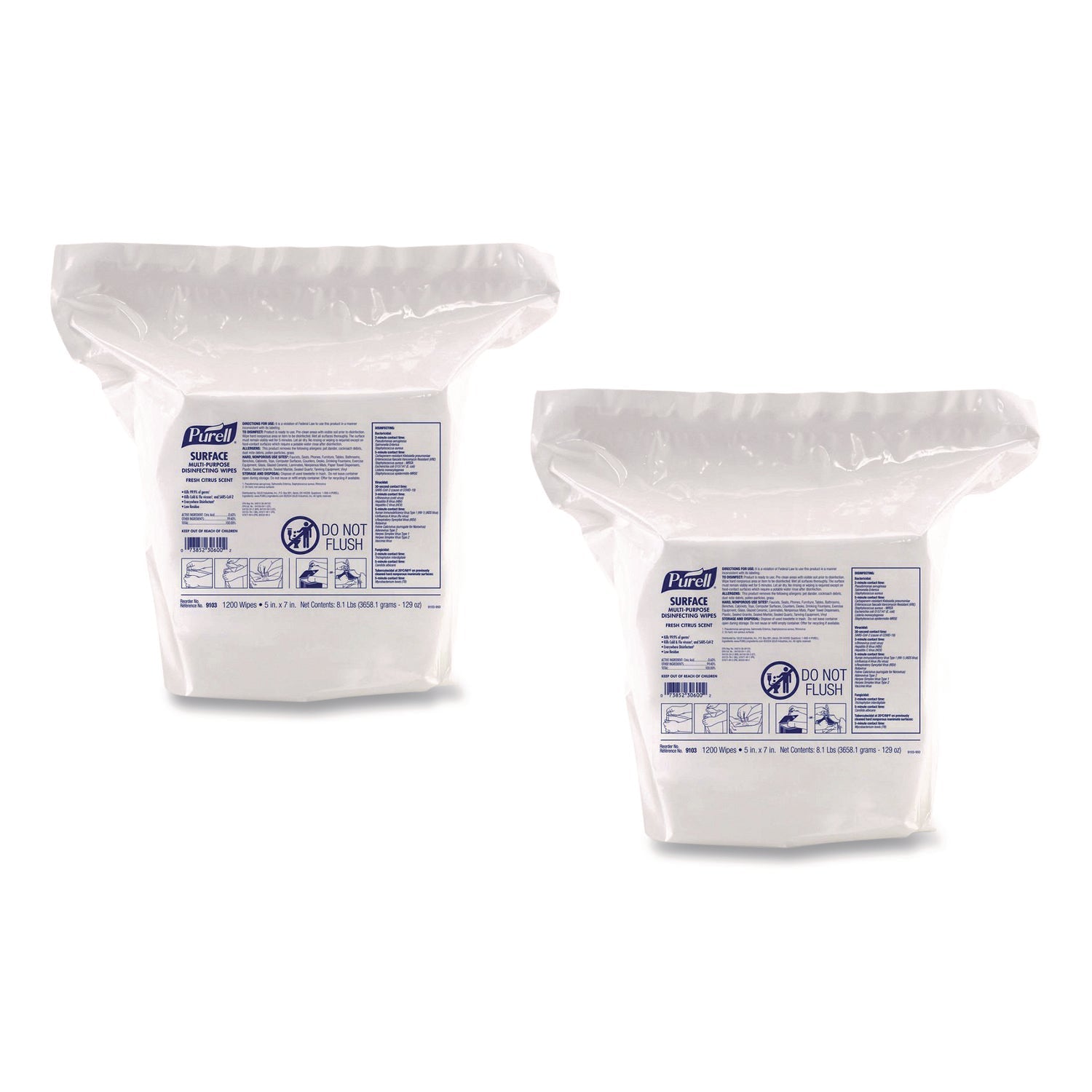 purell®-surface-multi-purpose-disinfecting-wipes-1-ply-5-x-7-fresh-citrus-white-2-carton-goj910302ct_1