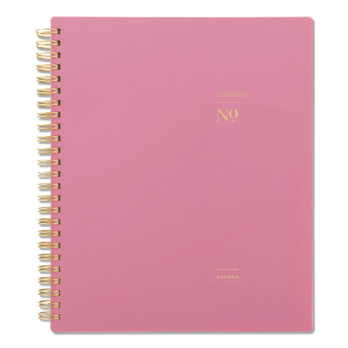 Cambridge® WorkStyle Weekly/Monthly Planner, 8.75 x 7.75, Pink Cover, 12-Month (Jan to Dec): 2026 (AAG160680527)