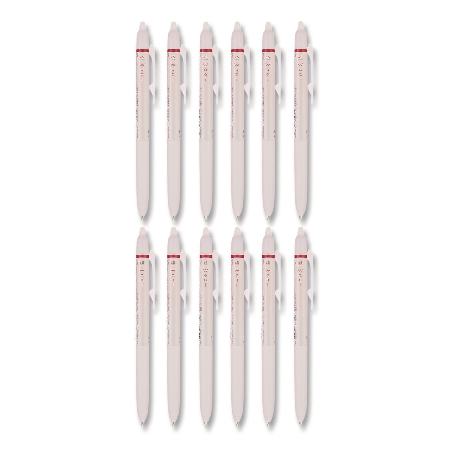 pilot®-frixion-waai-erasable-gel-pen-retractable-extra-fine-0-5-mm-cherry-ink-beige-cherry-barrel-dozen-pil21074_1