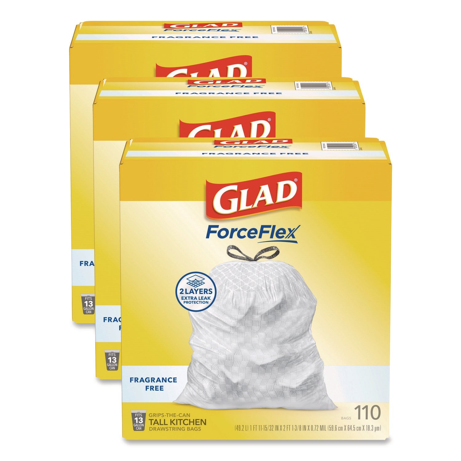 glad®-forceflex-kitchen-drawstring-trash-bags-drawstring-13-gal-unscented-23-47-x-25-38-white-110-bags-box-3-boxes-carton-clo22541ct_1