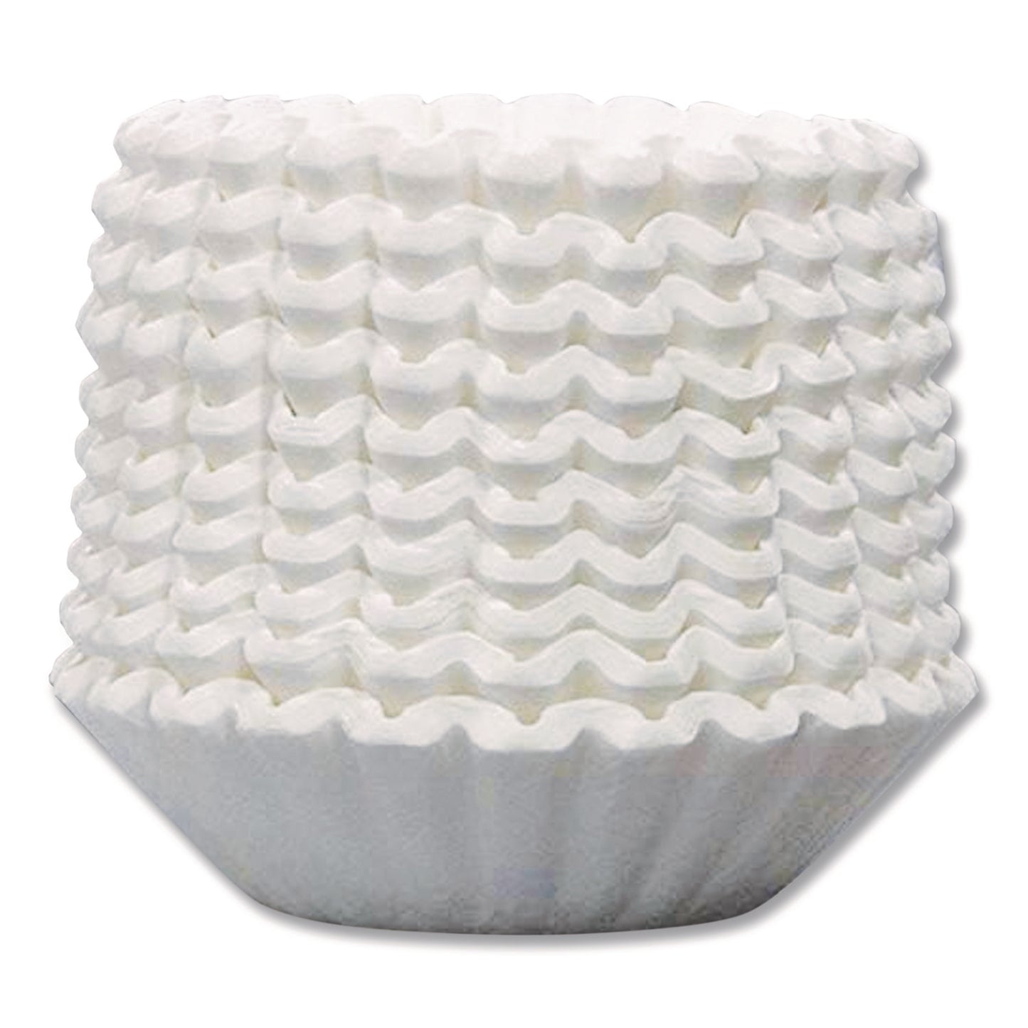 BUNN® Commercial Coffee Filters, 6 gal Urn Style, Flat Bottom, 25/Cluster, 10 Clusters/Pack (BUN6GAL21X9)