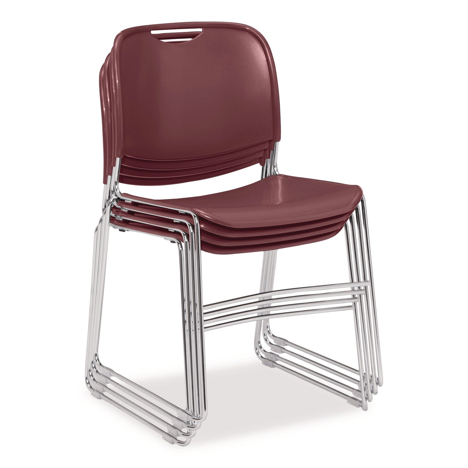 nps®-8500-series-ultra-compact-plastic-stack-chair-supports-500-lbs-17-seat-height-burgundy-seat-back-chrome-base-4-pack-nps85084_1