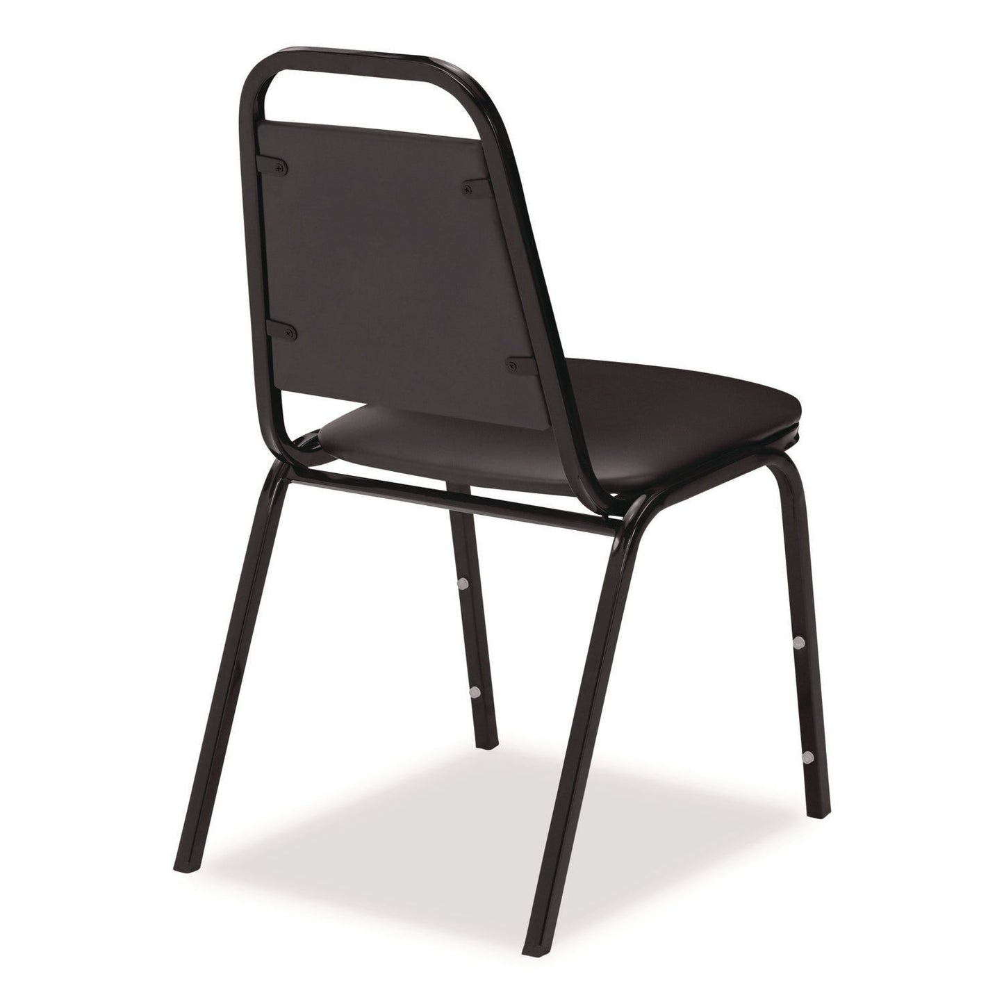 nps®-9100-series-vinyl-upholstered-stack-chair-supports-up-to-300-lbs-18-seat-height-black-seat-back-base-4-pack-nps9110b4_4
