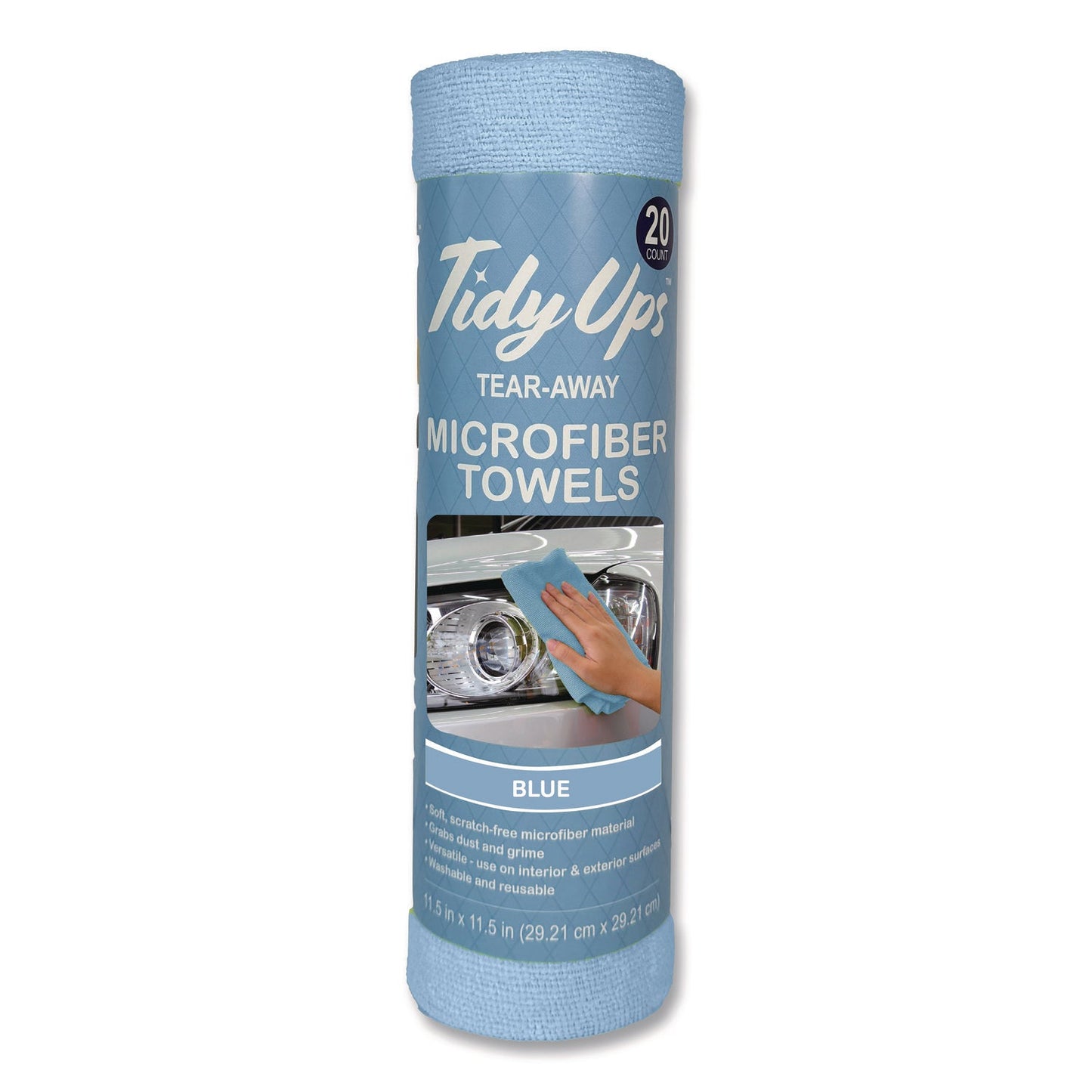 tidyups-microfiber-towel-roll-11-5-x-11-5-blue-20-towels-roll-ch7tu68132_1