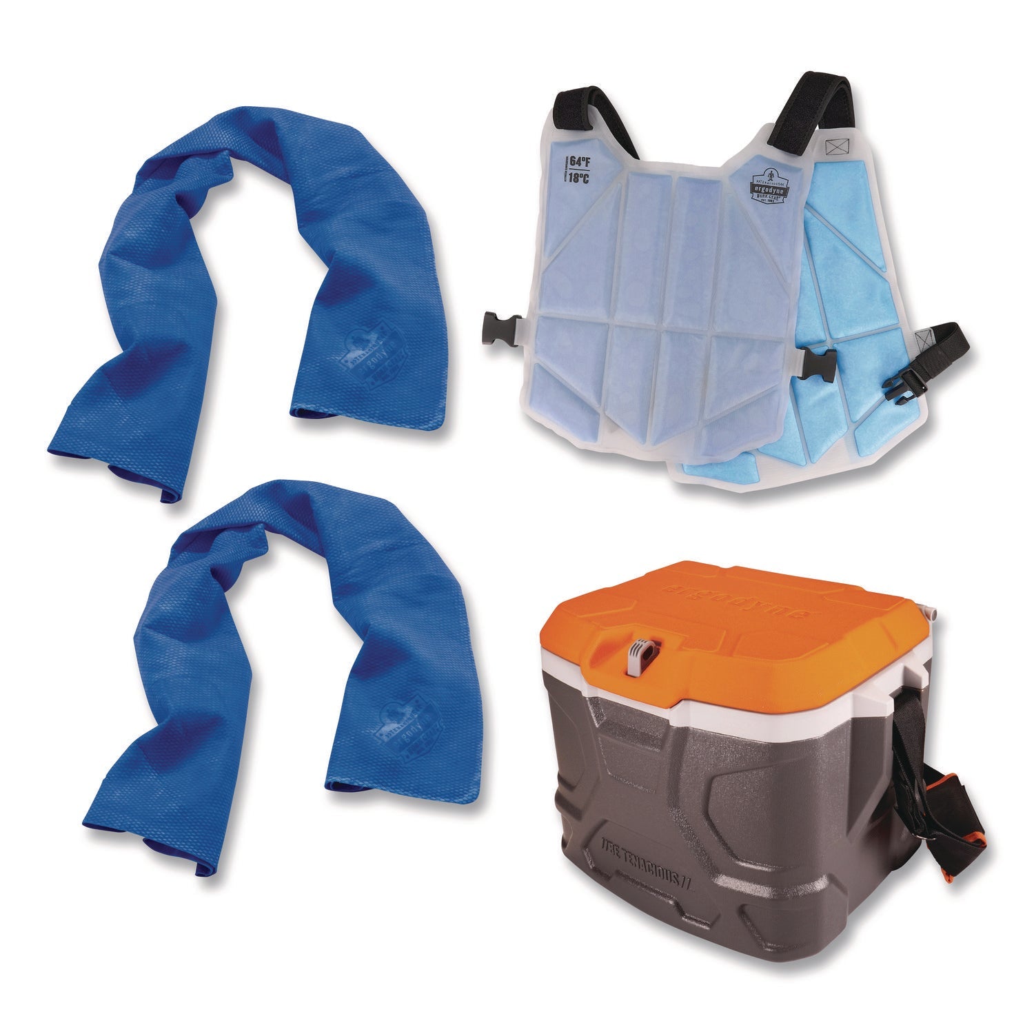 ergodyne®-chill-its-6671-heat-stress-prevention-kit-2-towels-vest-17-qt-cooler-ego12339_1